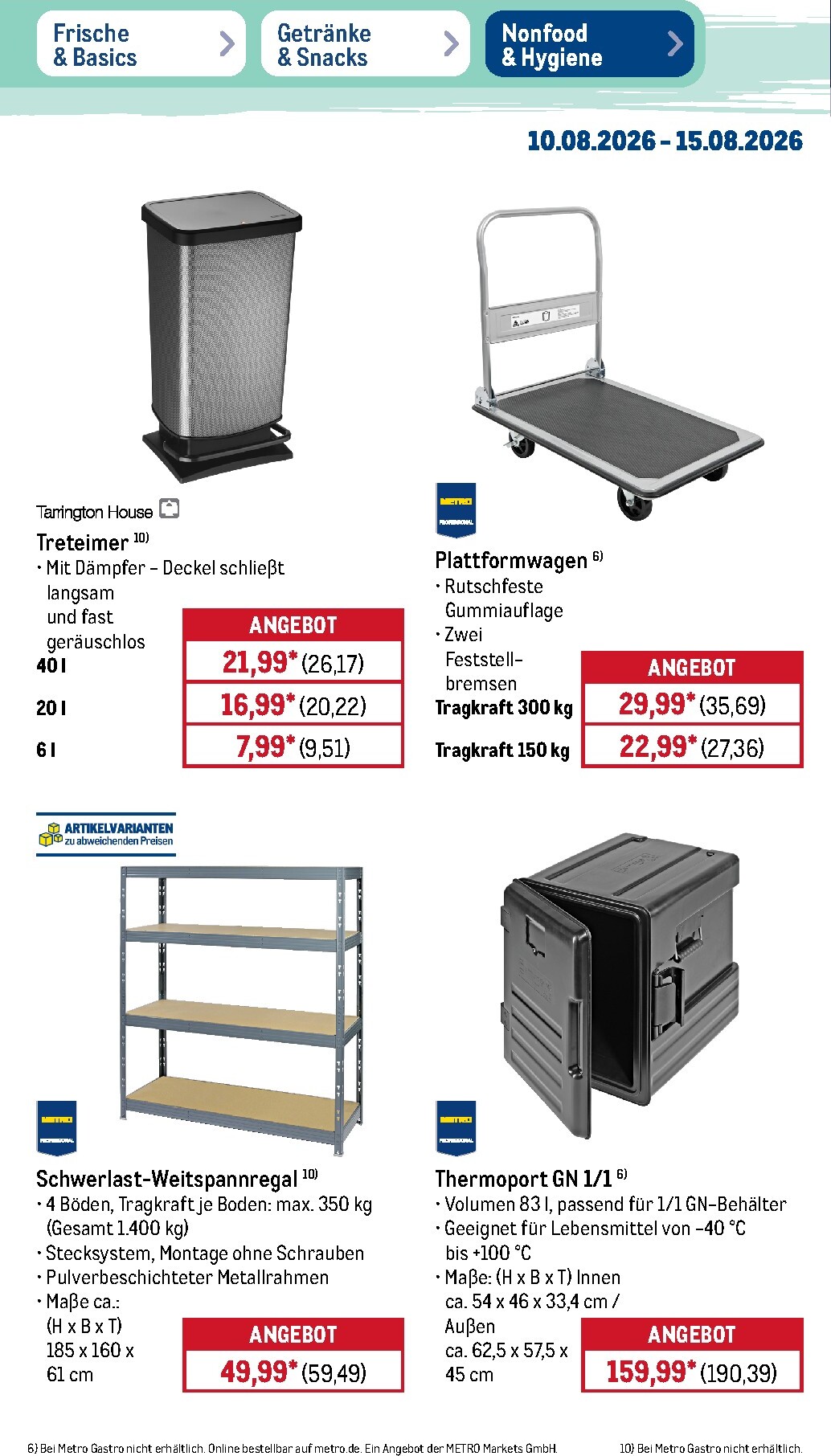 metro - Metro Prospekt – von Montag 10.08.2026 bis Samstag 15.08.2026 - page: 42