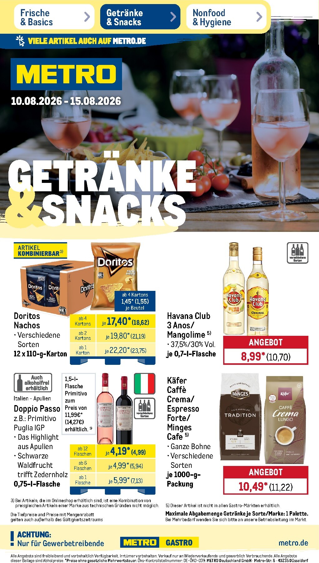 metro - Metro Prospekt – von Montag 10.08.2026 bis Samstag 15.08.2026 - page: 20