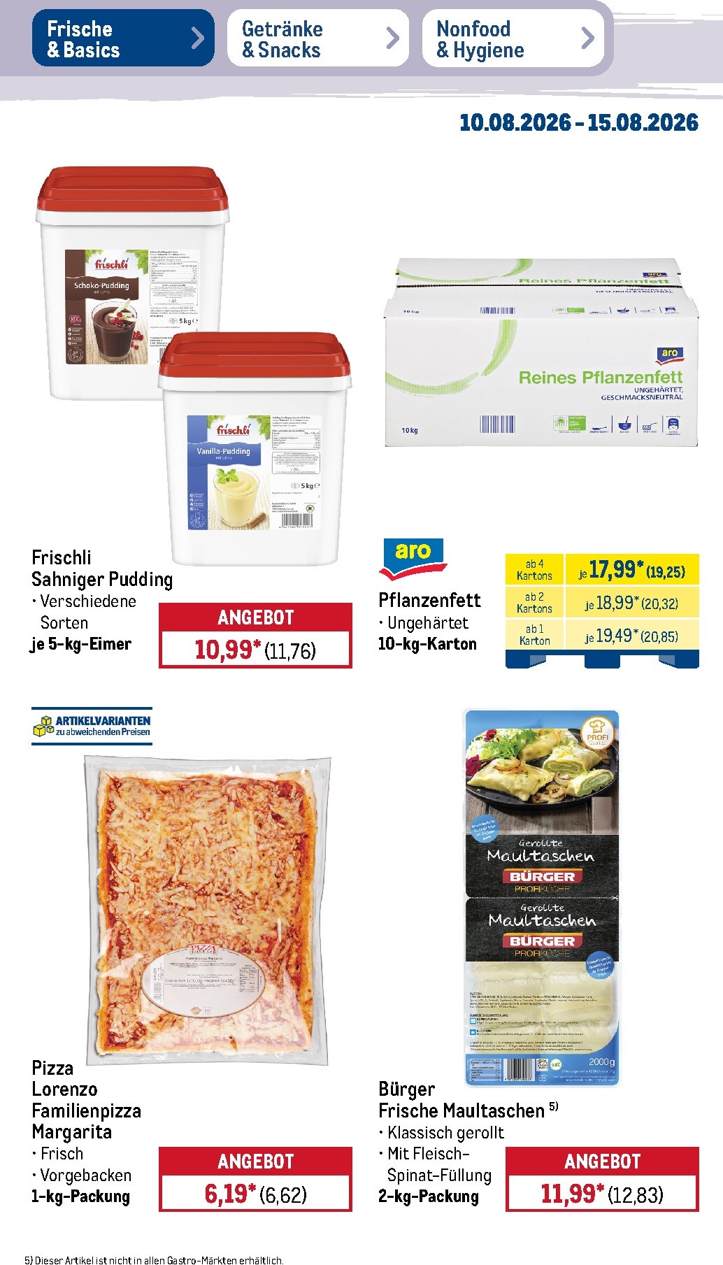 metro - Metro Prospekt – von Montag 10.08.2026 bis Samstag 15.08.2026 - page: 15