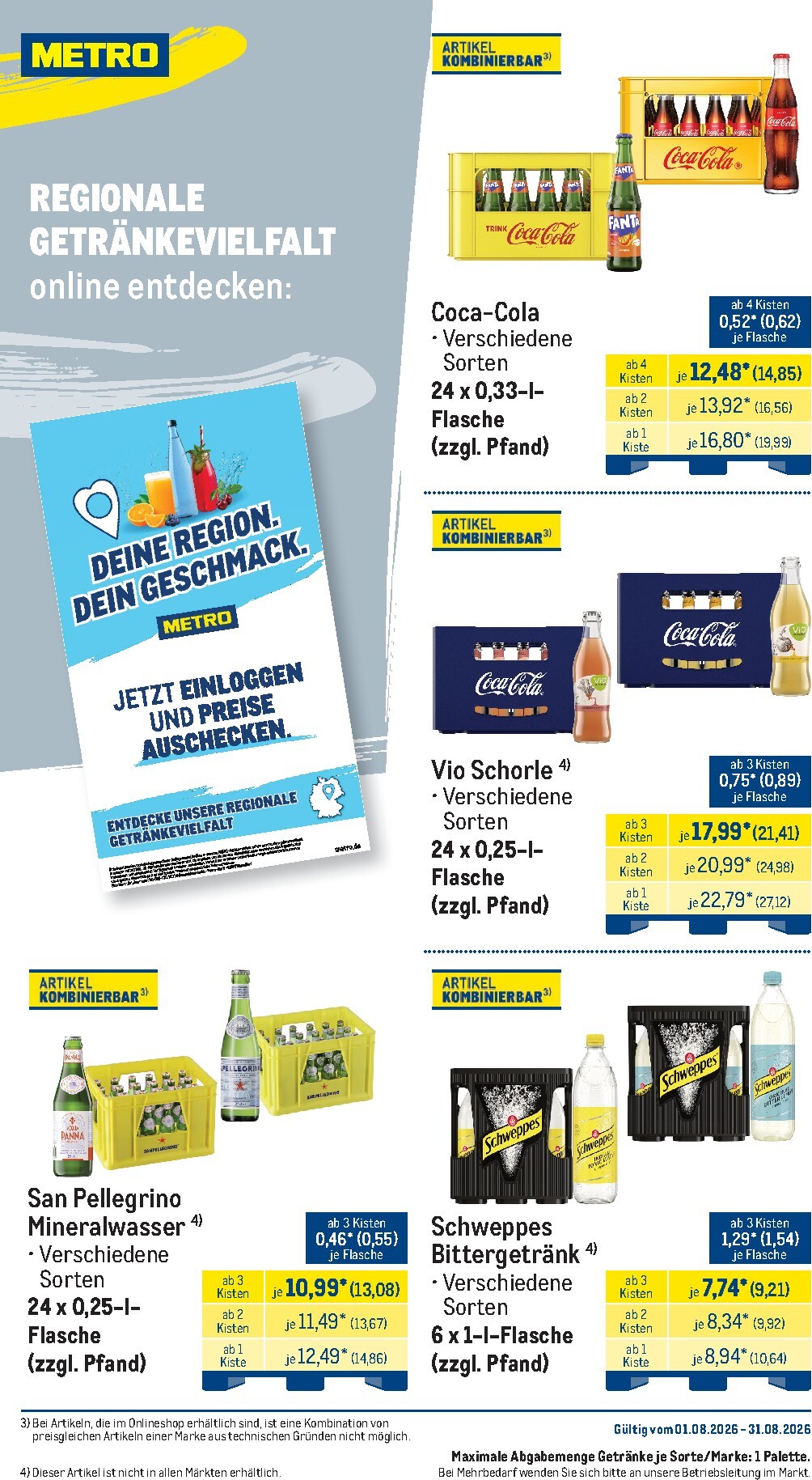 metro - Metro - Monats-Menü Prospekt – von Samstag 01.08.2026 bis Montag 31.08.2026 - page: 25