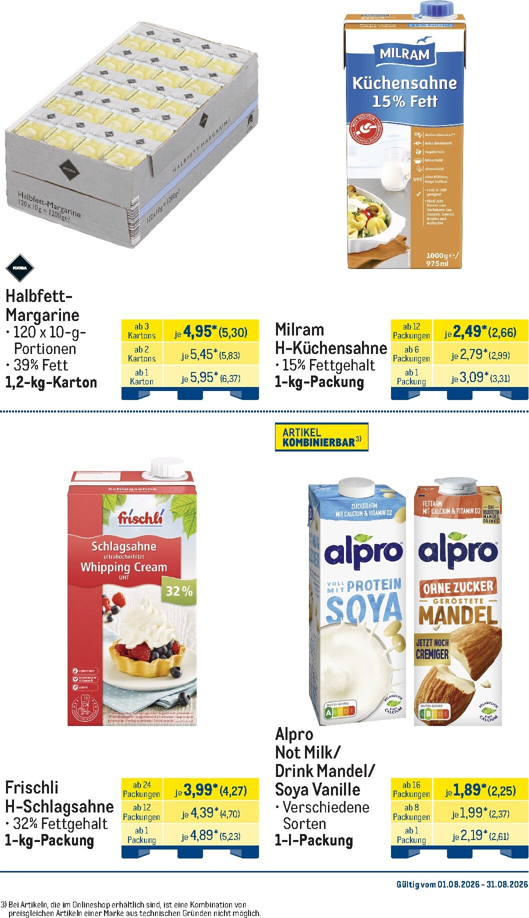 metro - Metro - Monats-Menü Prospekt – von Samstag 01.08.2026 bis Montag 31.08.2026 - page: 19