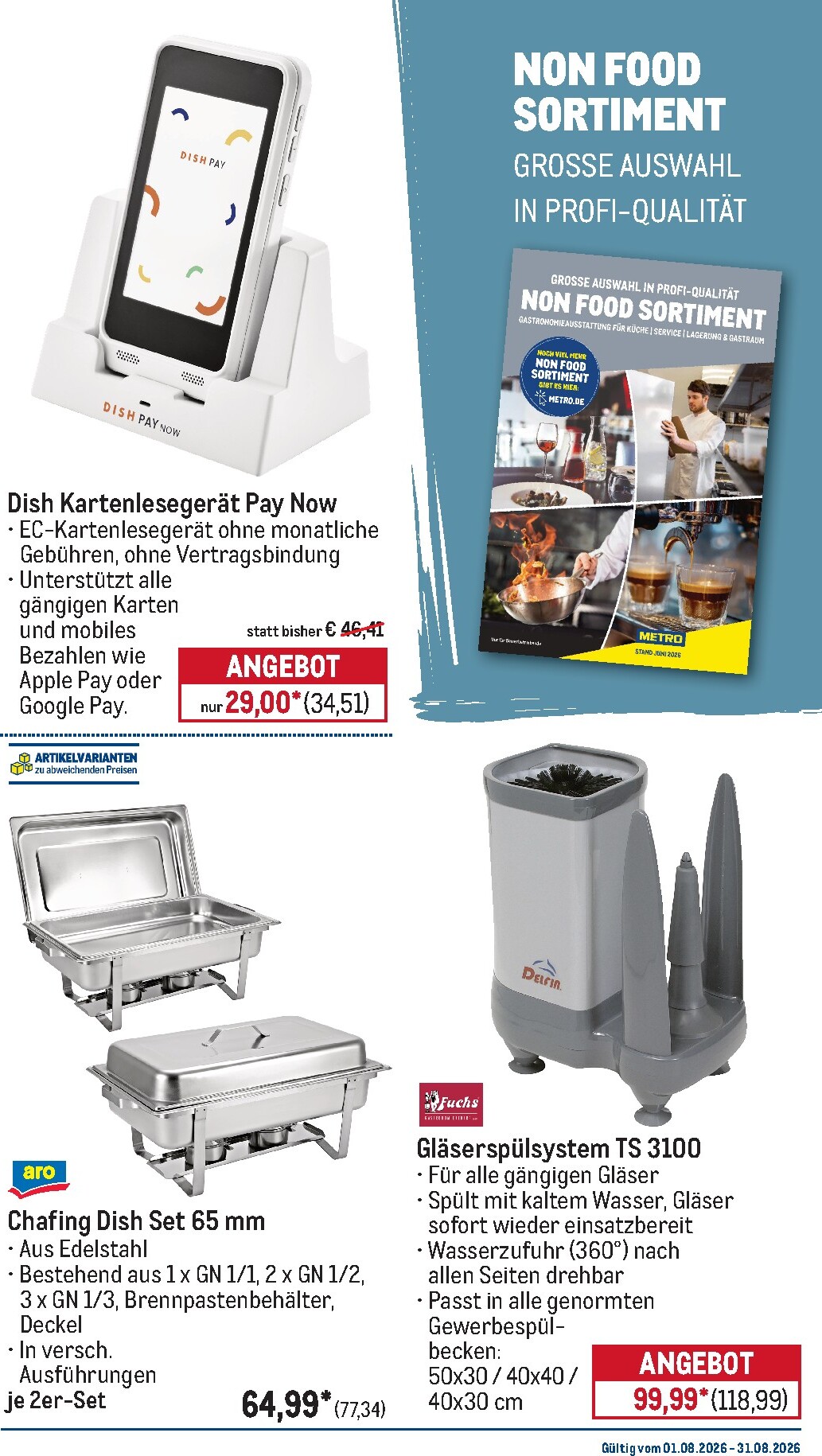 metro - Metro - Monats-Menü Prospekt – von Samstag 01.08.2026 bis Montag 31.08.2026 - page: 35