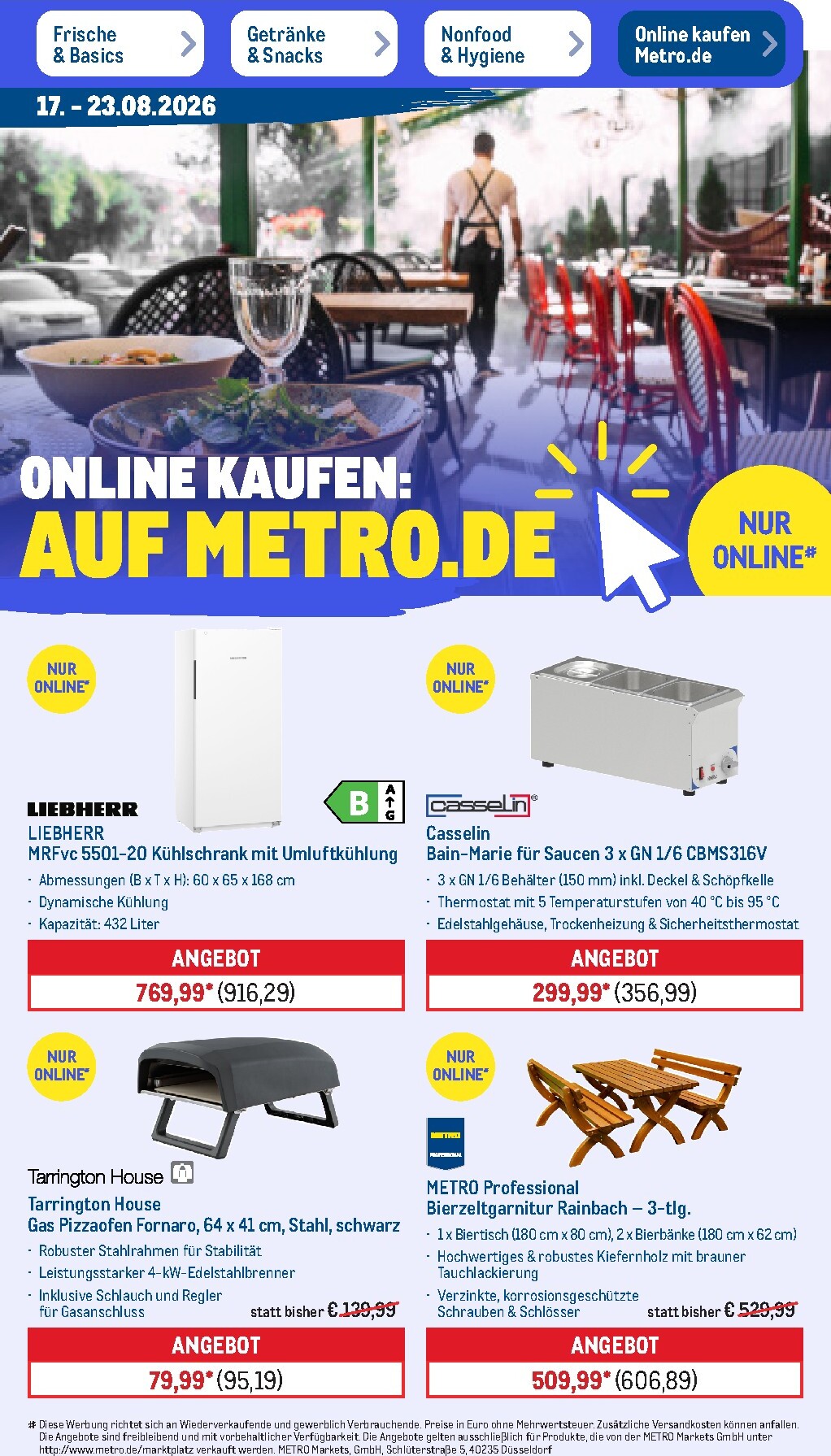 metro - Metro - NonFood Prospekt nächste Woche – von Montag 17.08.2026 bis Samstag 22.08.2026 - page: 15