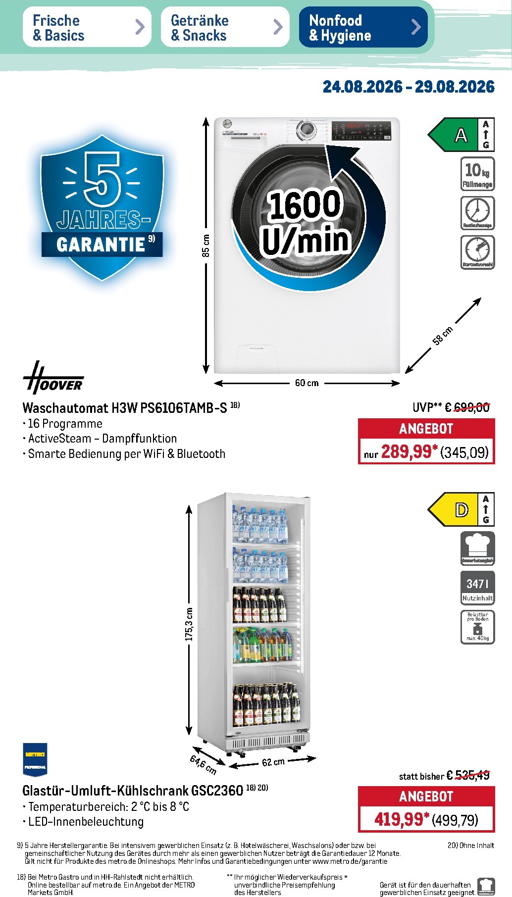 metro - Metro - Non Food Prospekt nächste Woche – von Montag 24.08.2026 bis Samstag 29.08.2026 - page: 5
