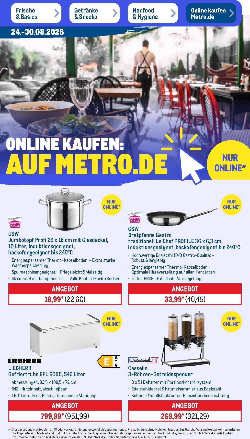 metro - Metro - Wochen-Angebote Prospekt nächste Woche – von Montag 24.08.2026 bis Samstag 29.08.2026 - page: 51