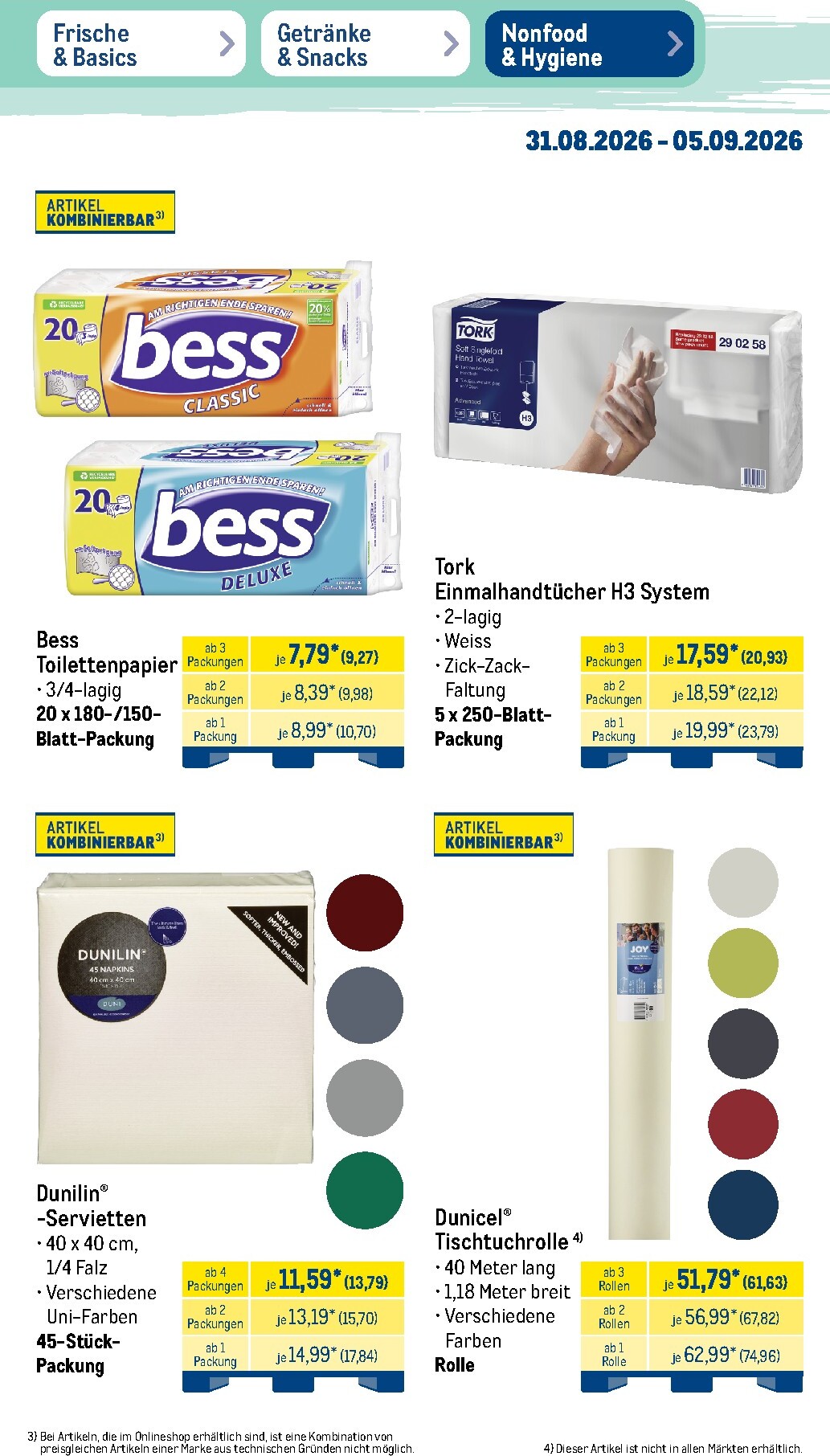 metro - Metro Prospekt nächste Woche – von Montag 31.08.2026 bis Samstag 05.09.2026 - page: 52