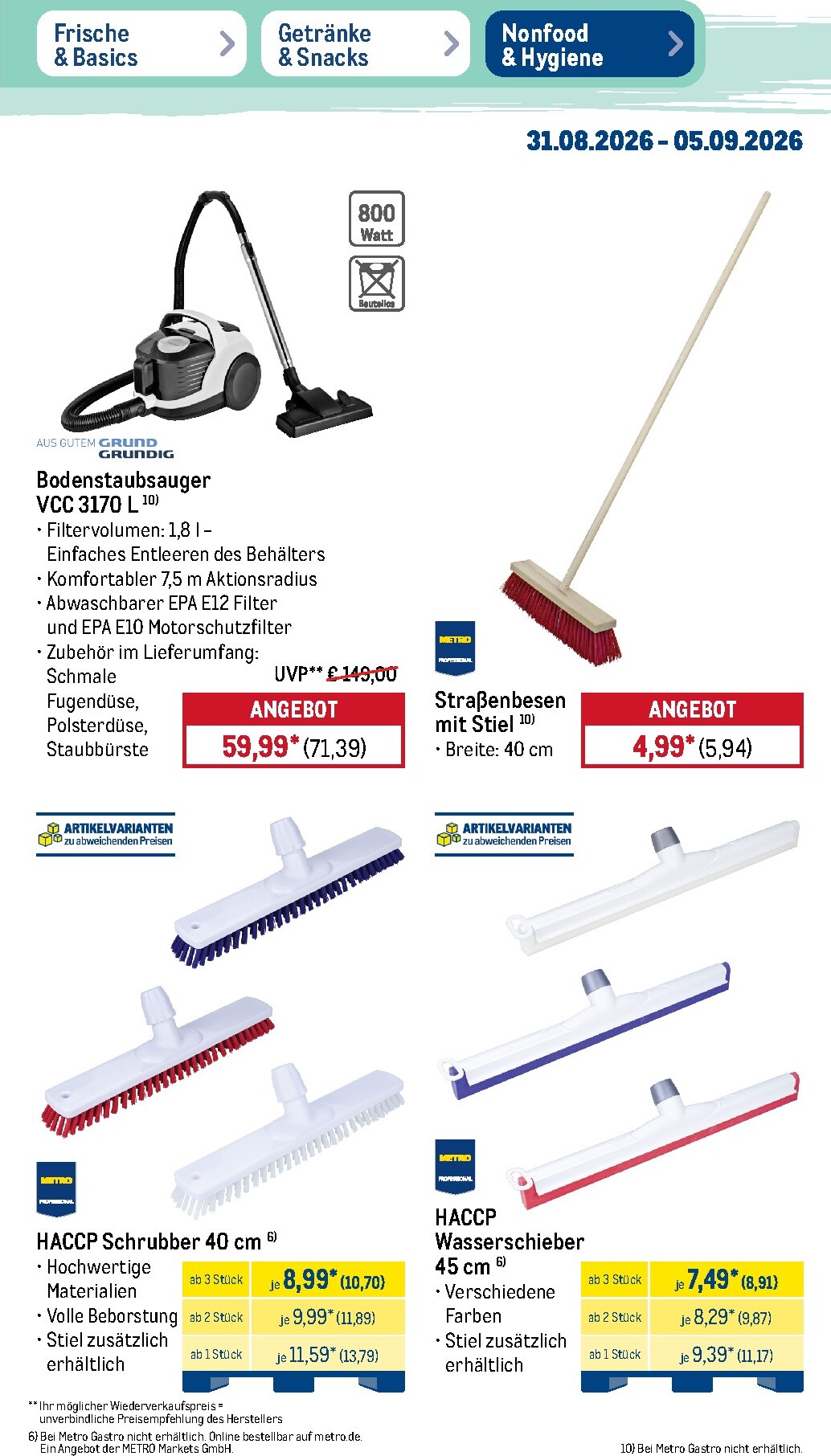 metro - Metro Prospekt nächste Woche – von Montag 31.08.2026 bis Samstag 05.09.2026 - page: 49