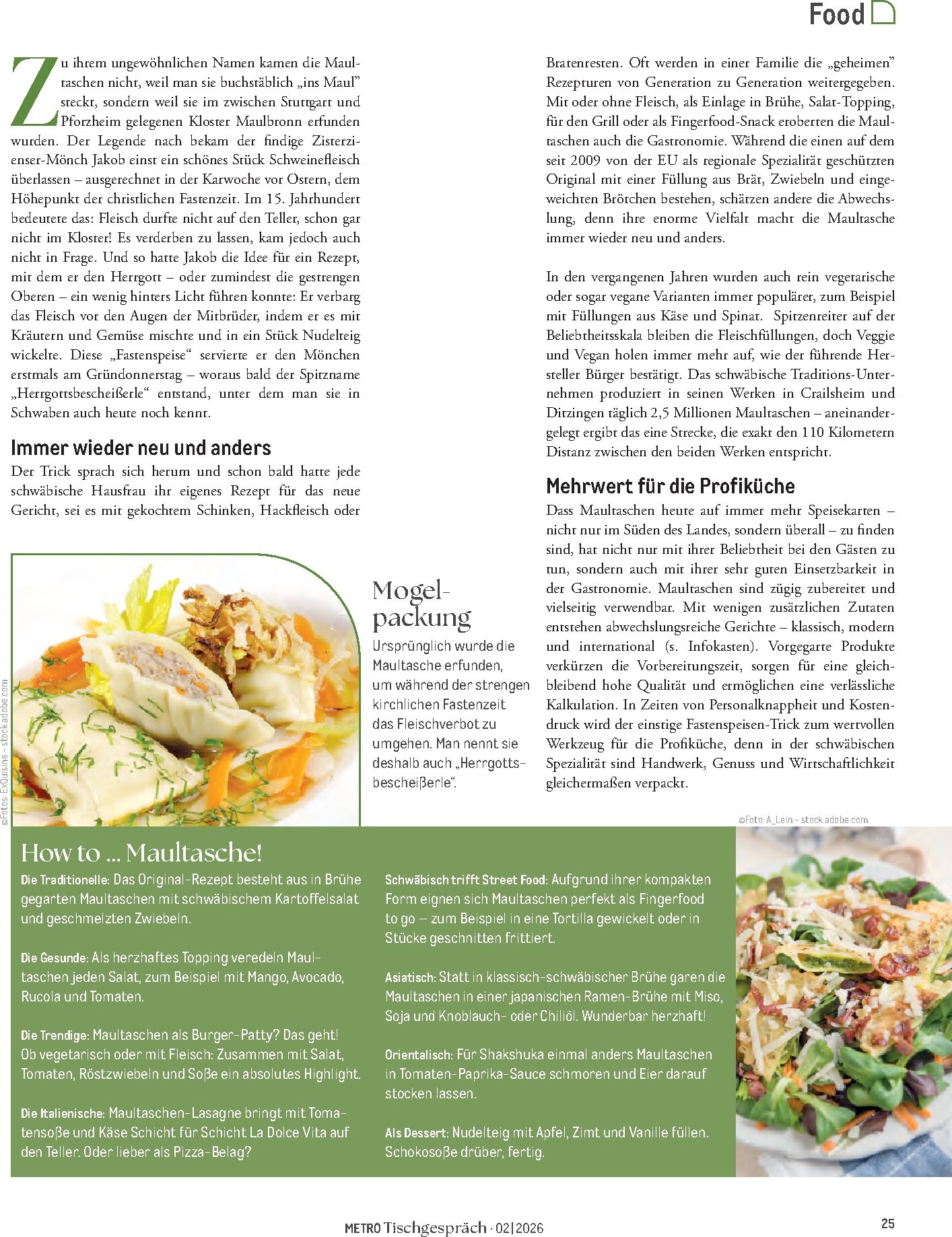 metro - Metro - Tischgespräch Prospekt – von Samstag 01.08.2026 bis Sonntag 30.08.2026 - page: 25