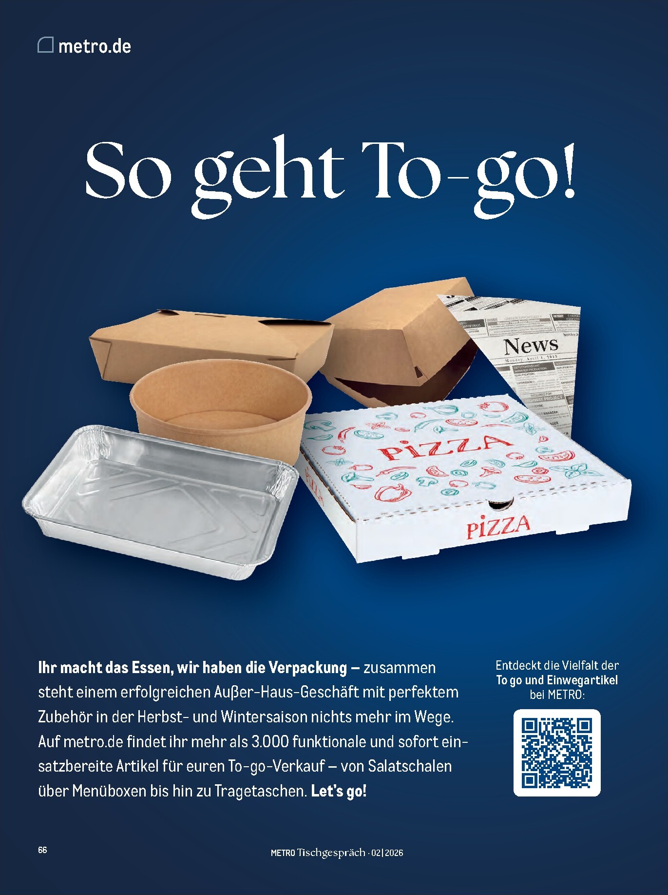 metro - Metro - Tischgespräch Prospekt – von Samstag 01.08.2026 bis Sonntag 30.08.2026 - page: 66