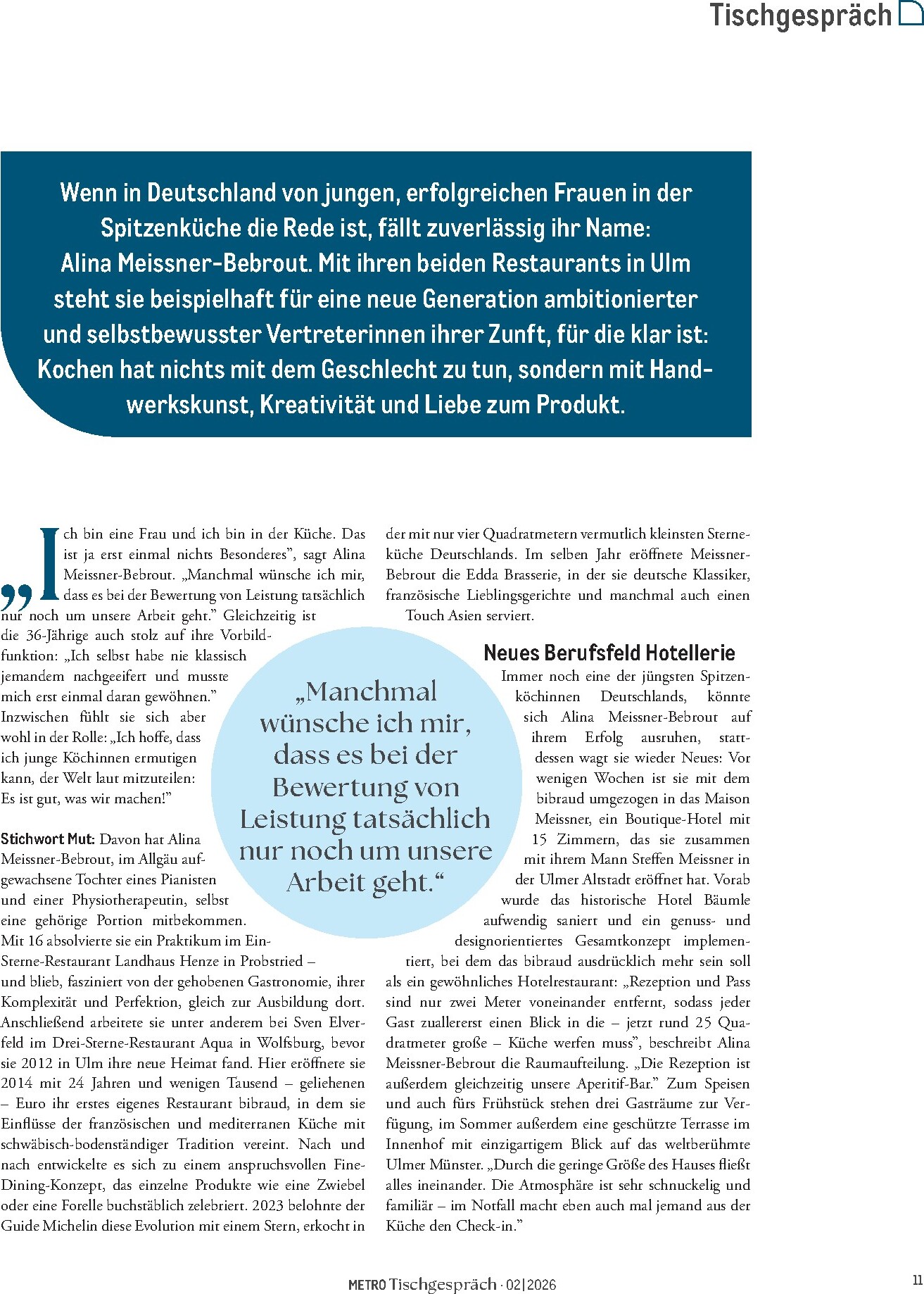 metro - Metro - Tischgespräch Prospekt – von Samstag 01.08.2026 bis Sonntag 30.08.2026 - page: 11