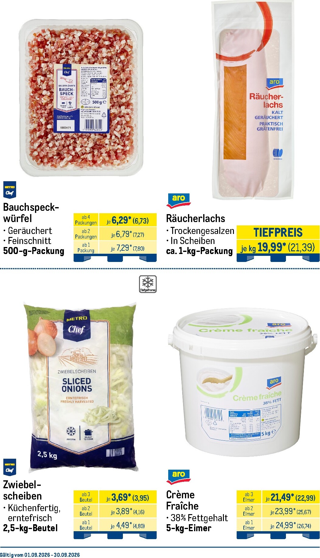 metro - Metro - Monats Menü Prospekt nächste Woche – von Dienstag 01.09.2026 bis Mittwoch 30.09.2026 - page: 14