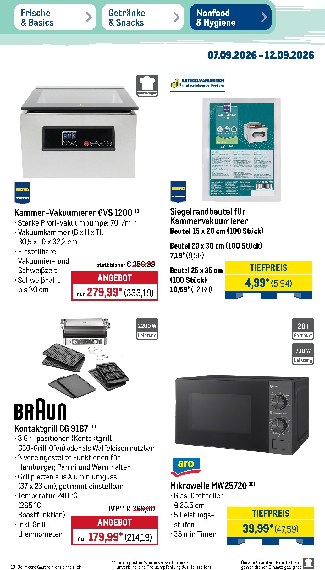 metro - Metro Prospekt nächste Woche – von Montag 07.09.2026 bis Samstag 12.09.2026 - page: 46