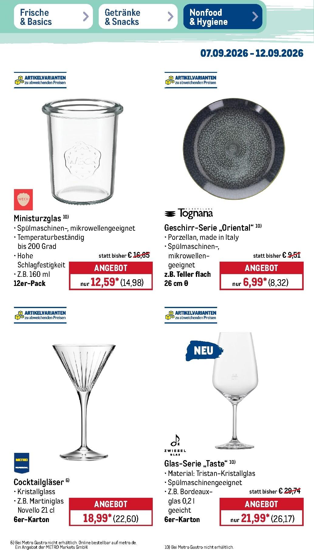 metro - Metro Prospekt nächste Woche – von Montag 07.09.2026 bis Samstag 12.09.2026 - page: 44