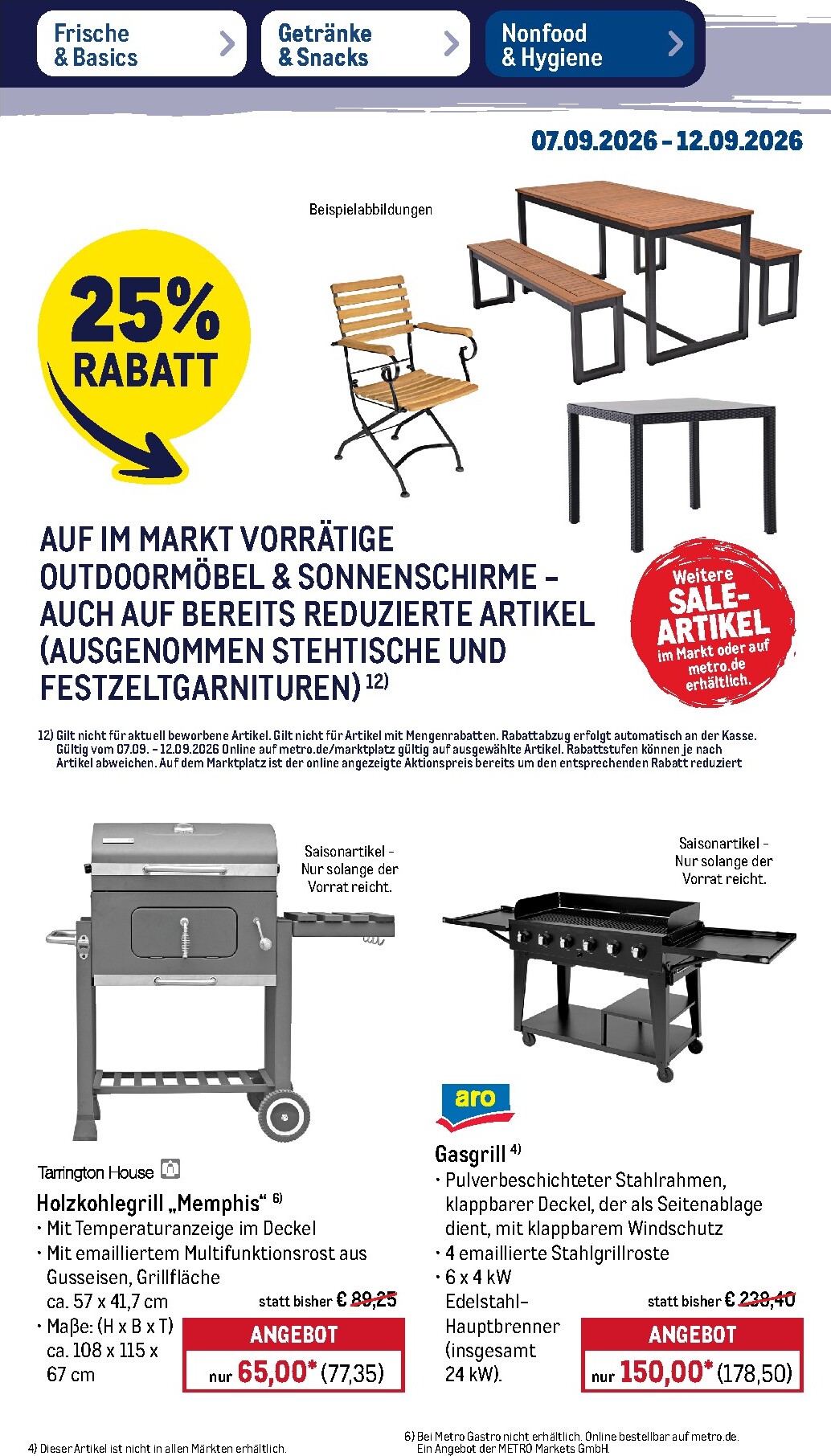 metro - Metro Prospekt nächste Woche – von Montag 07.09.2026 bis Samstag 12.09.2026 - page: 49