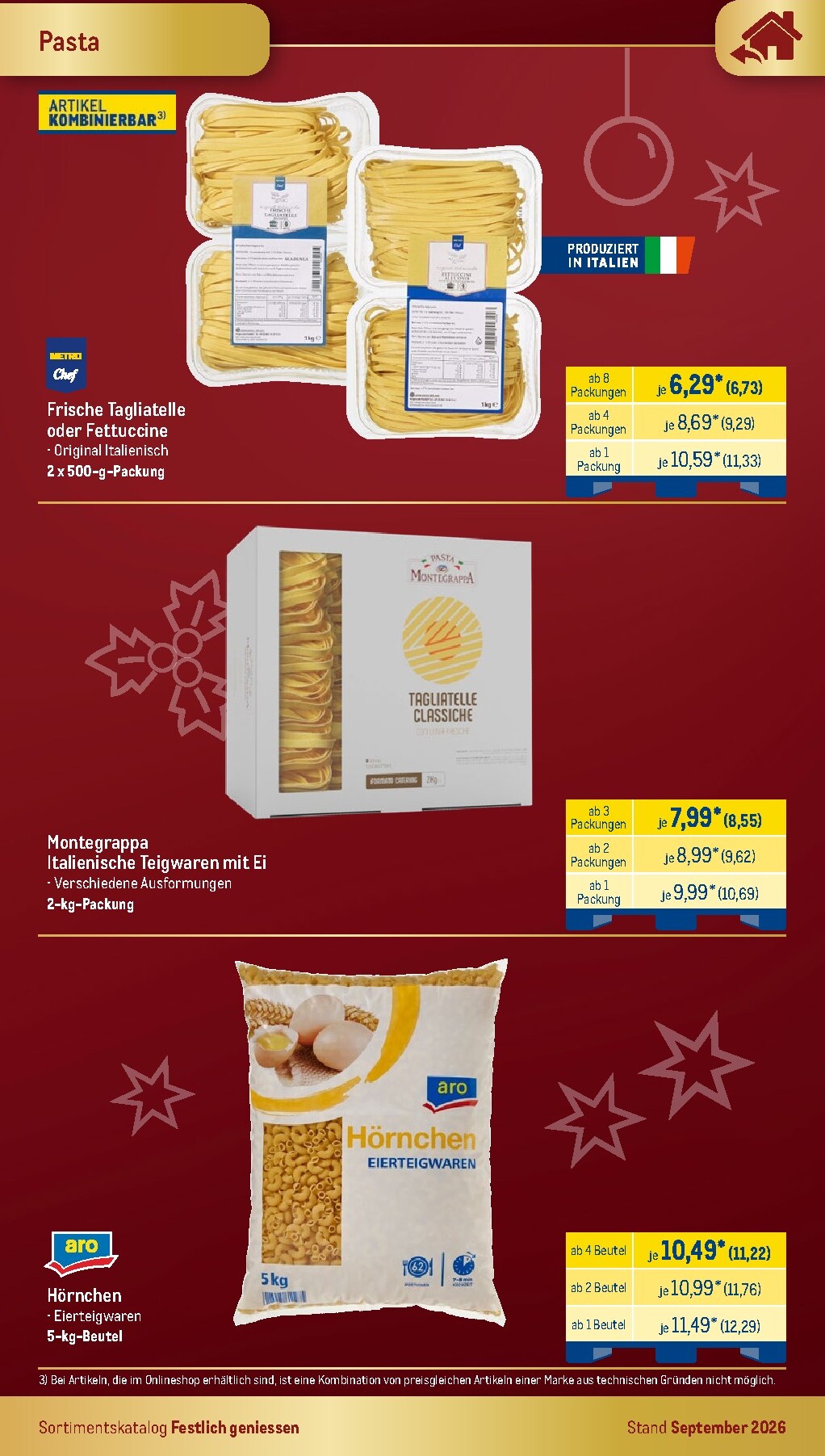 metro - Metro - Festlich Geniessen Prospekt – von Dienstag 01.09.2026 bis Donnerstag 31.12.2026 - page: 30