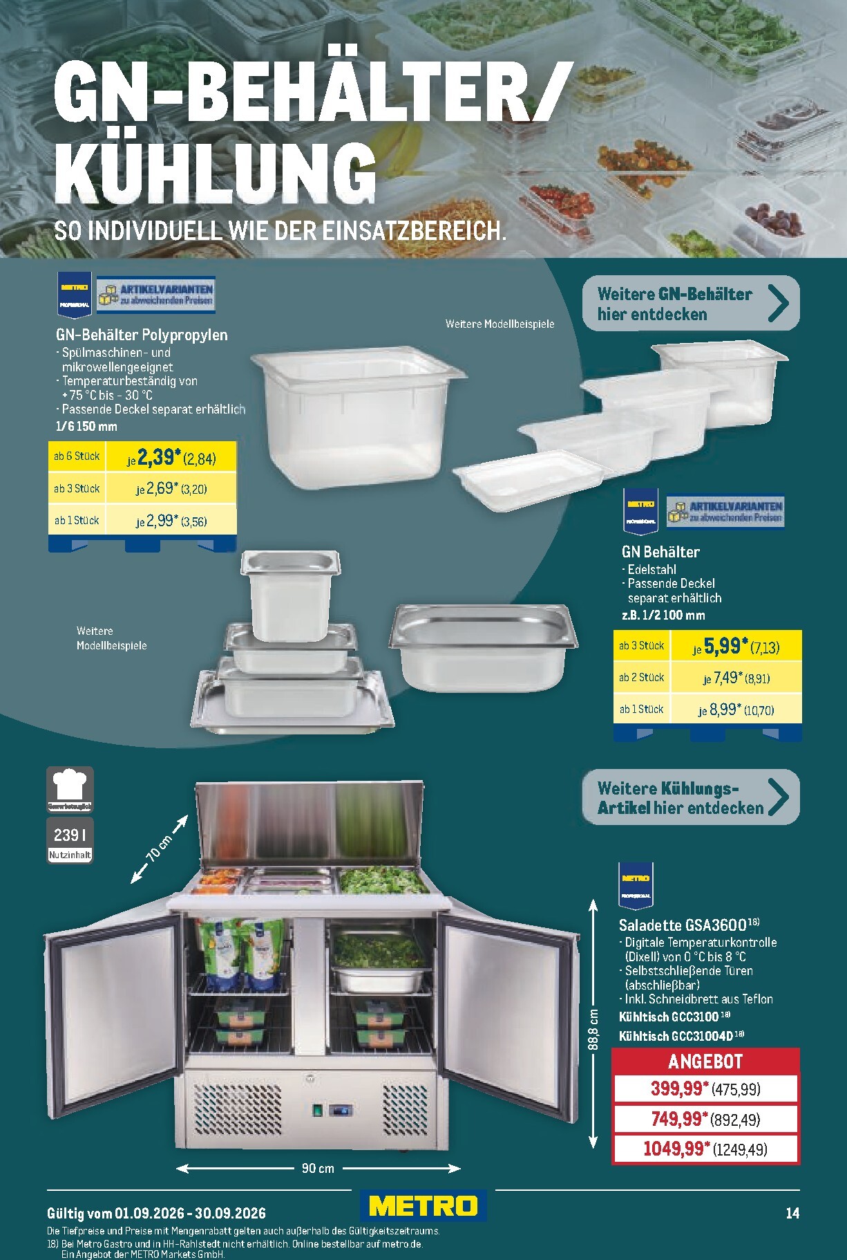 metro - Metro - Non-Food Flyer Prospekt – von Dienstag 01.09.2026 bis Mittwoch 30.09.2026 - page: 14