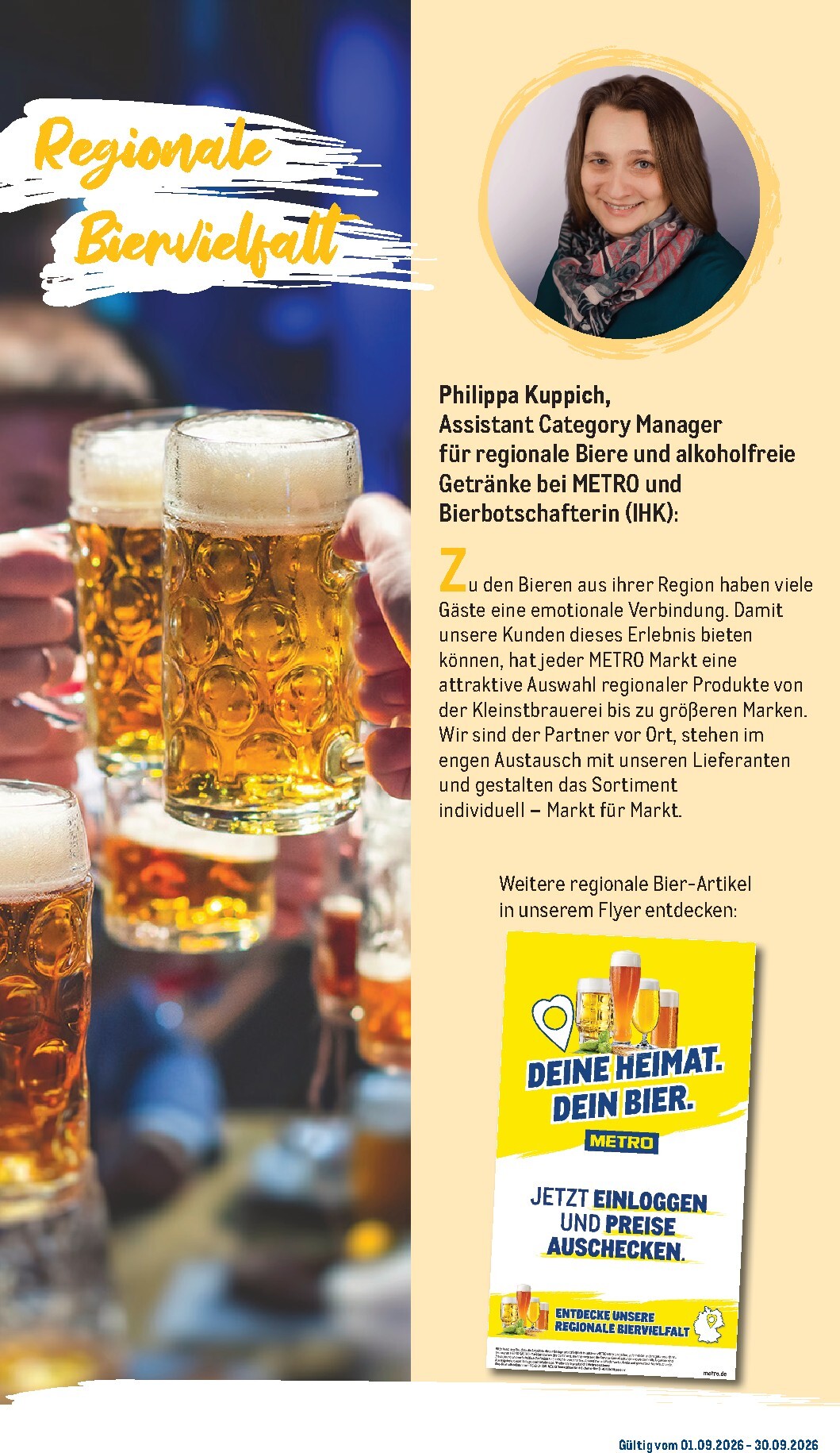 metro - Metro - Monats Menü Prospekt – von Dienstag 01.09.2026 bis Mittwoch 30.09.2026 - page: 23