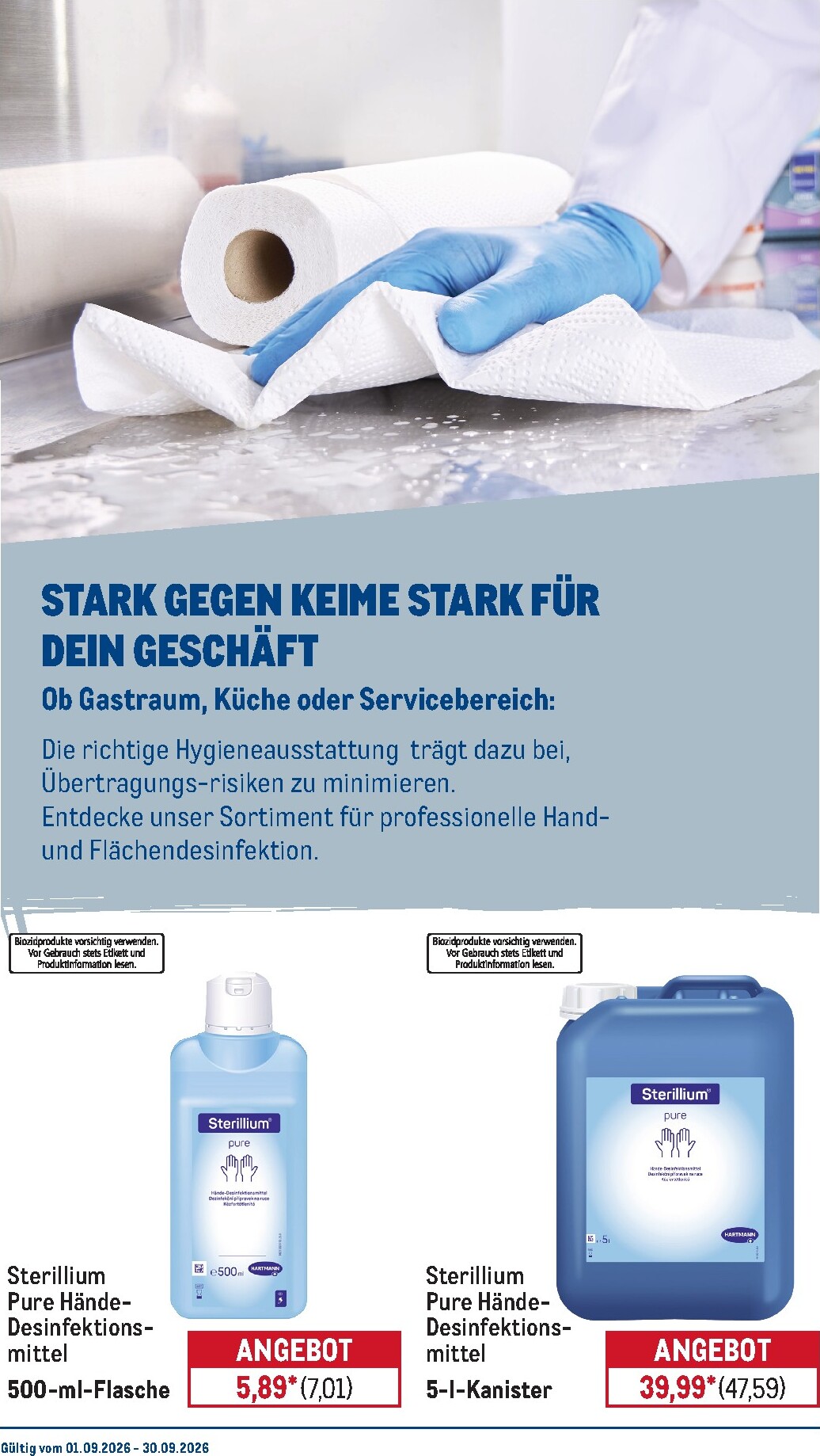 metro - Metro - Monats Menü Prospekt – von Dienstag 01.09.2026 bis Mittwoch 30.09.2026 - page: 30