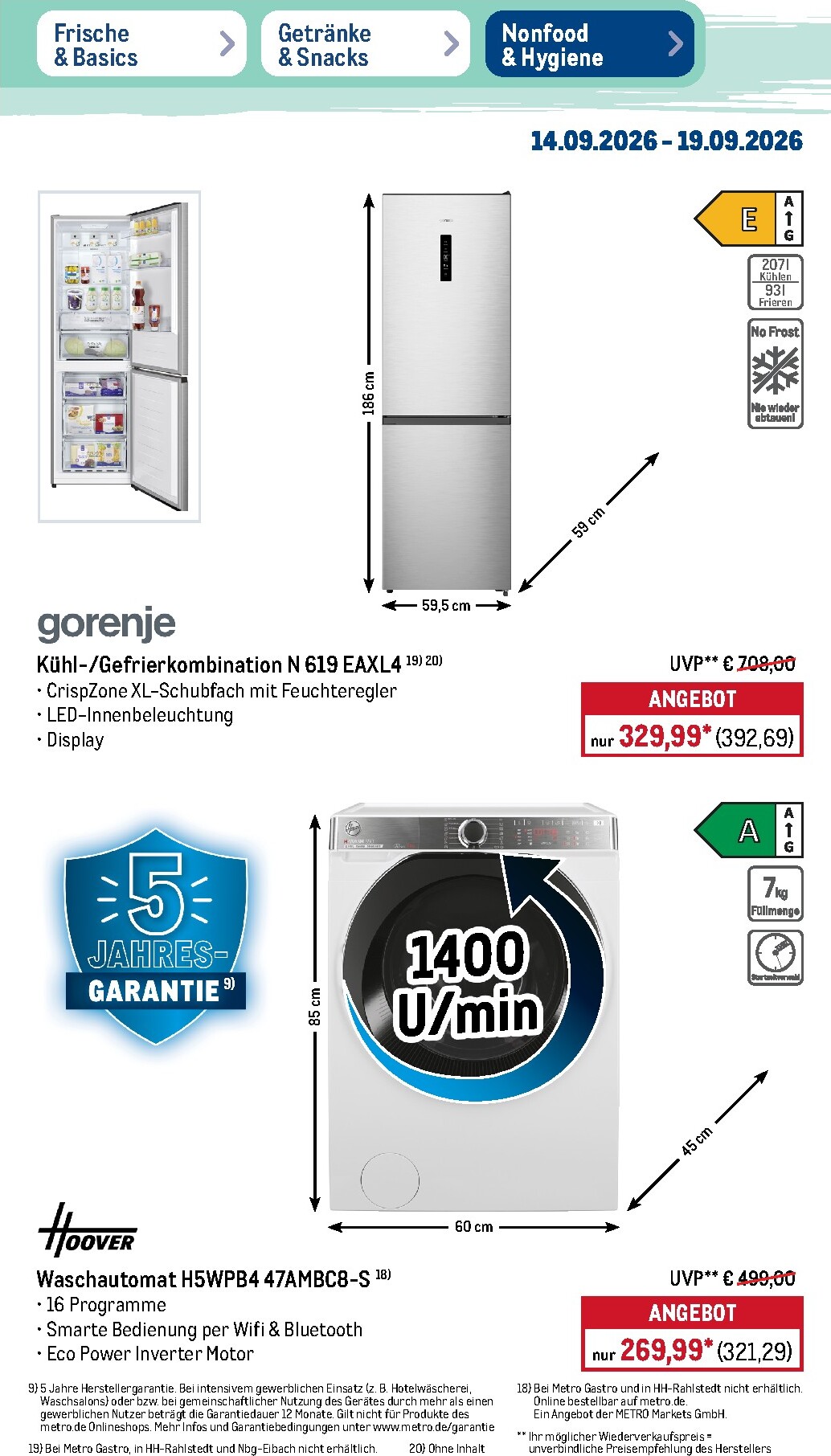 metro - Metro - NonFood Prospekt nächste Woche – von Montag 14.09.2026 bis Samstag 19.09.2026 - page: 10