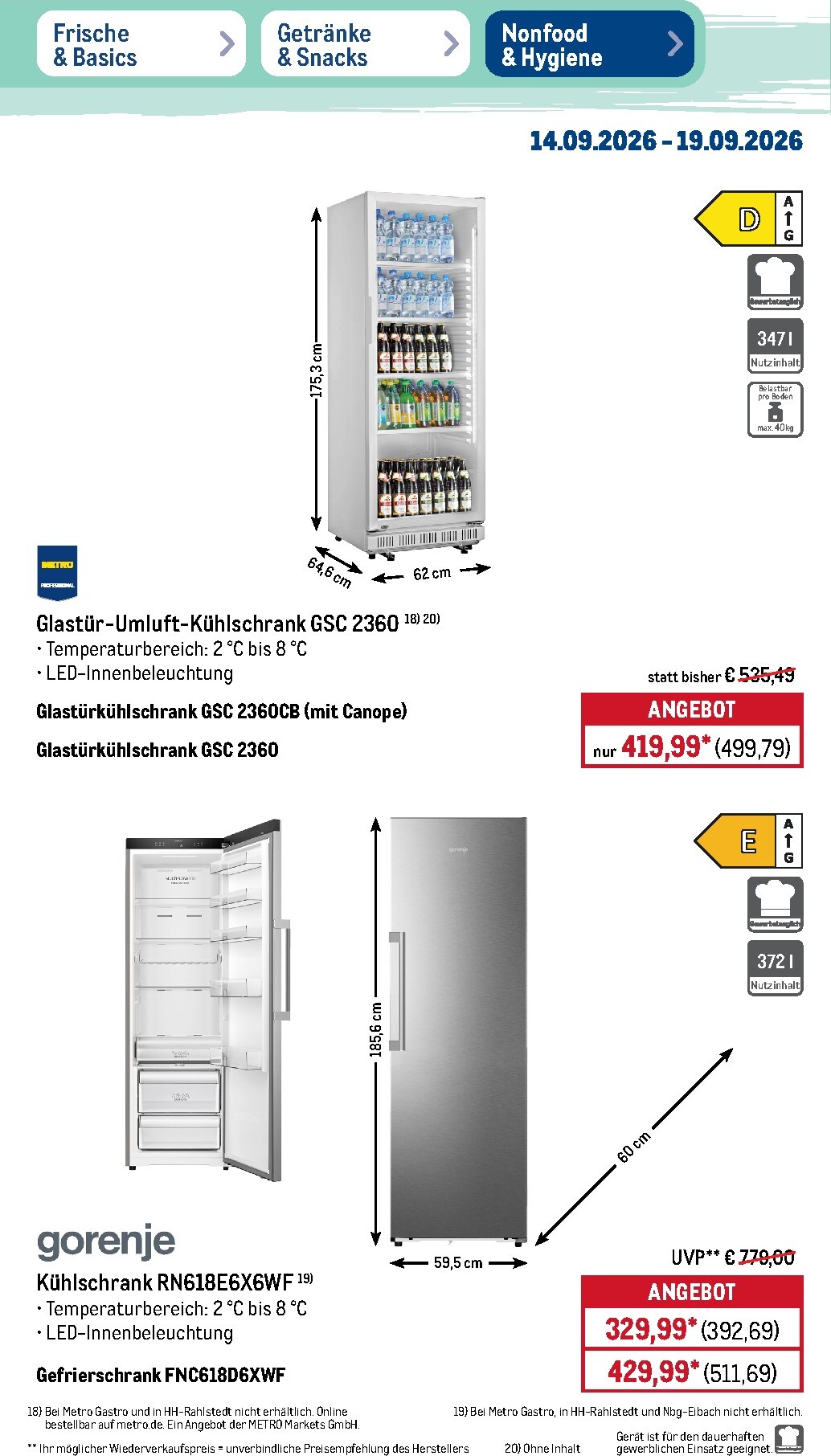 metro - Metro - NonFood Prospekt – von Montag 14.09.2026 bis Samstag 19.09.2026 - page: 11