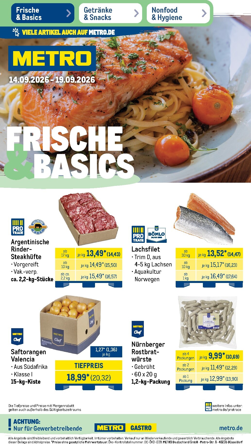 metro - Metro - NonFood Prospekt – von Montag 14.09.2026 bis Samstag 19.09.2026 - page: 32