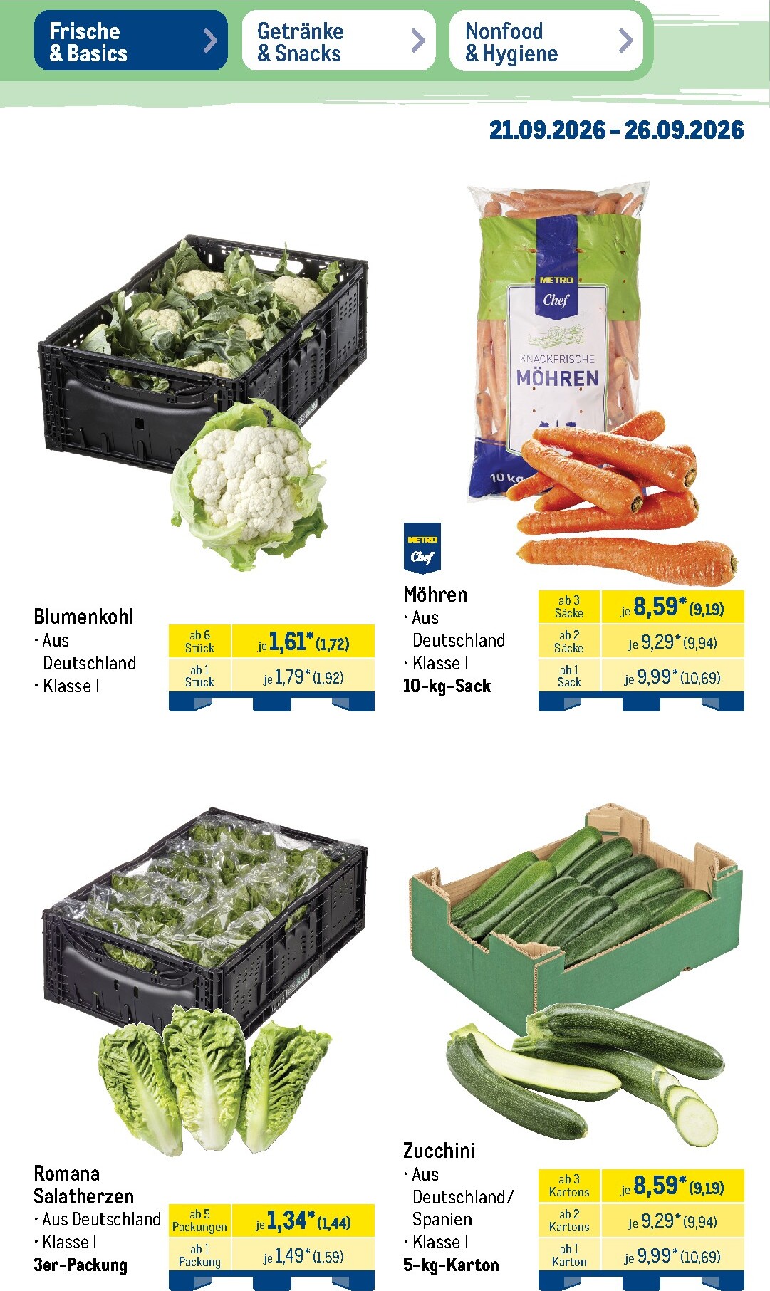 metro - Metro Prospekt nächste Woche – von Montag 21.09.2026 bis Samstag 26.09.2026 - page: 10