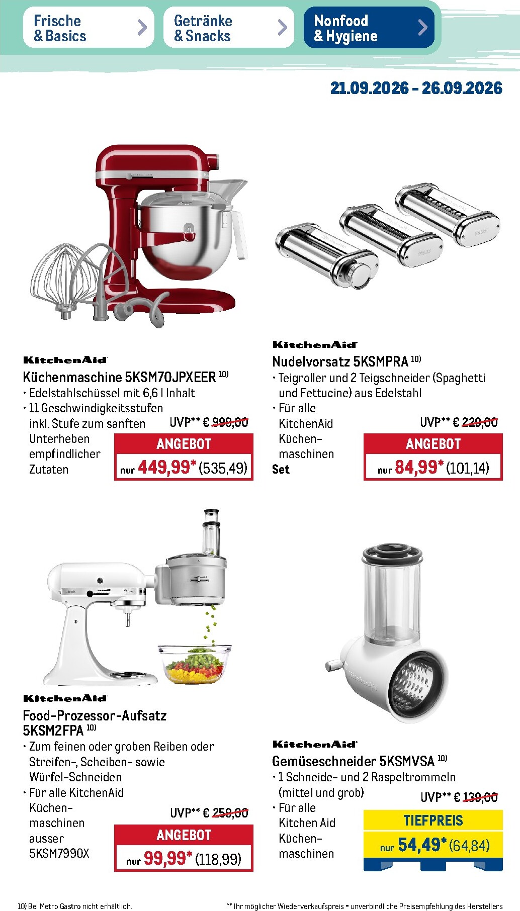 metro - Metro - NonFood Prospekt nächste Woche – von Montag 21.09.2026 bis Samstag 26.09.2026 - page: 11
