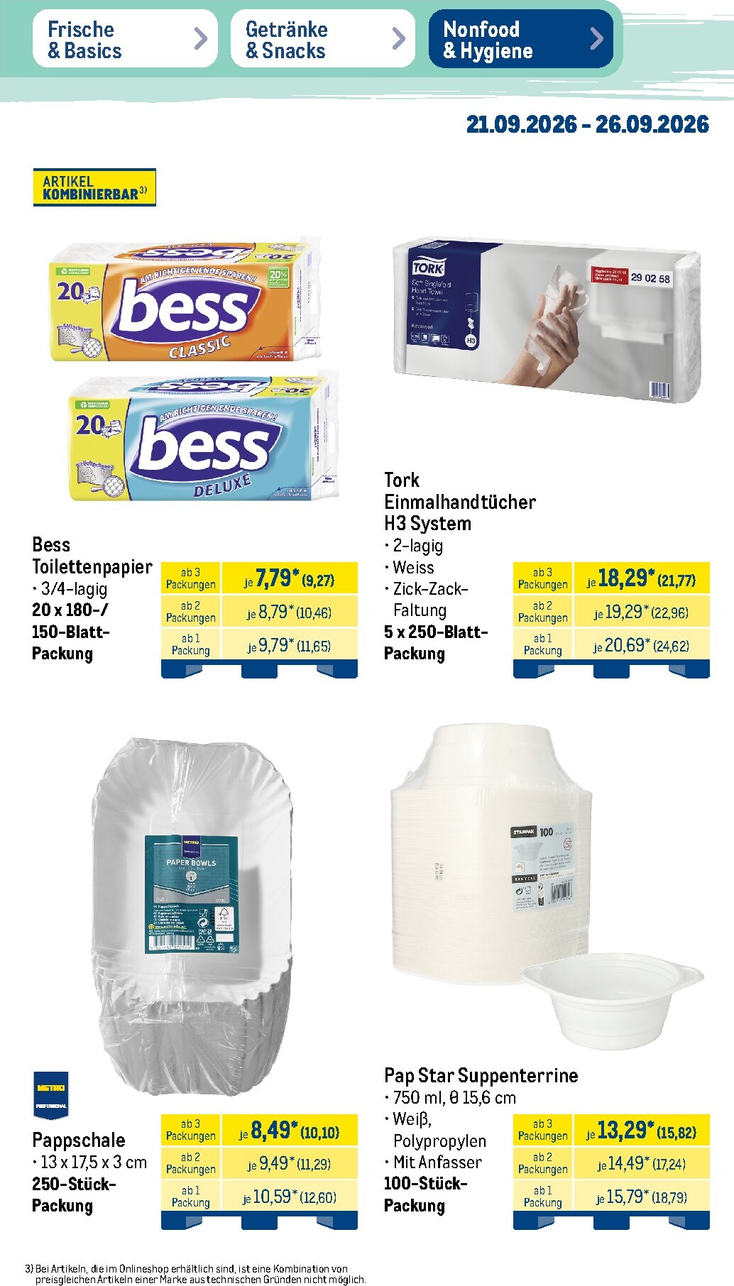 metro - Metro - NonFood Prospekt nächste Woche – von Montag 21.09.2026 bis Samstag 26.09.2026 - page: 3