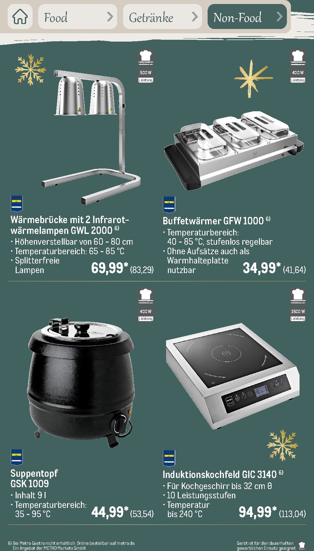 metro - Metro - Saisonkatalog Erfolgsrezept Prospekt nächste Woche – von Donnerstag 01.10.2026 bis Donnerstag 31.12.2026 - page: 74
