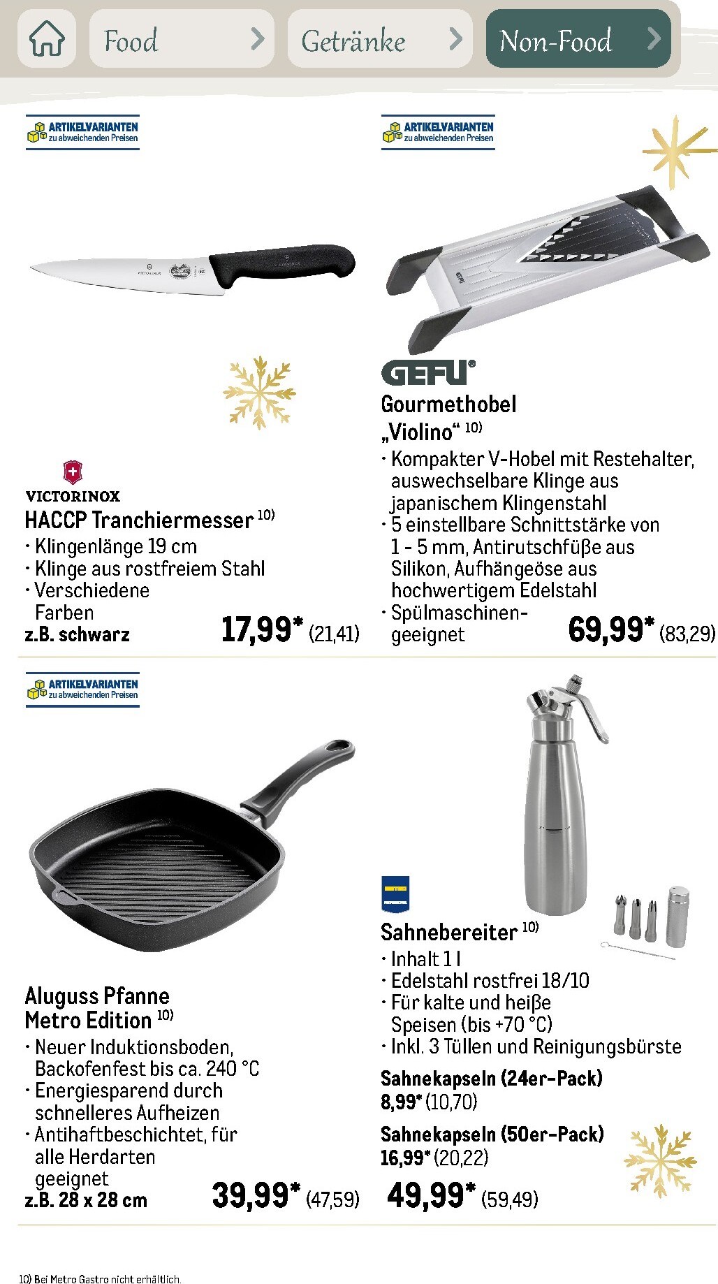 metro - Metro - Saisonkatalog Erfolgsrezept Prospekt nächste Woche – von Donnerstag 01.10.2026 bis Donnerstag 31.12.2026 - page: 75