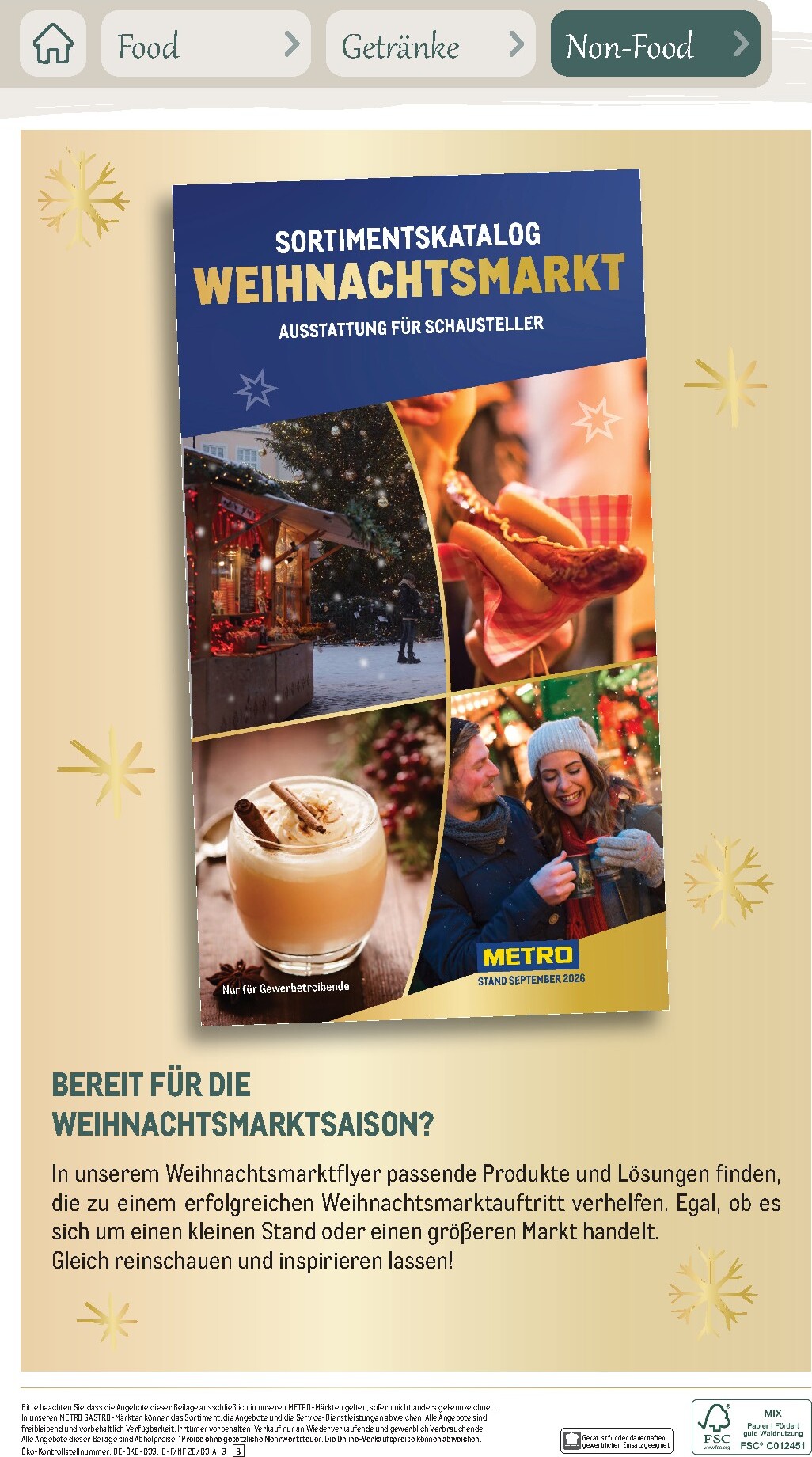metro - Metro - Saisonkatalog Erfolgsrezept Prospekt nächste Woche – von Donnerstag 01.10.2026 bis Donnerstag 31.12.2026 - page: 87