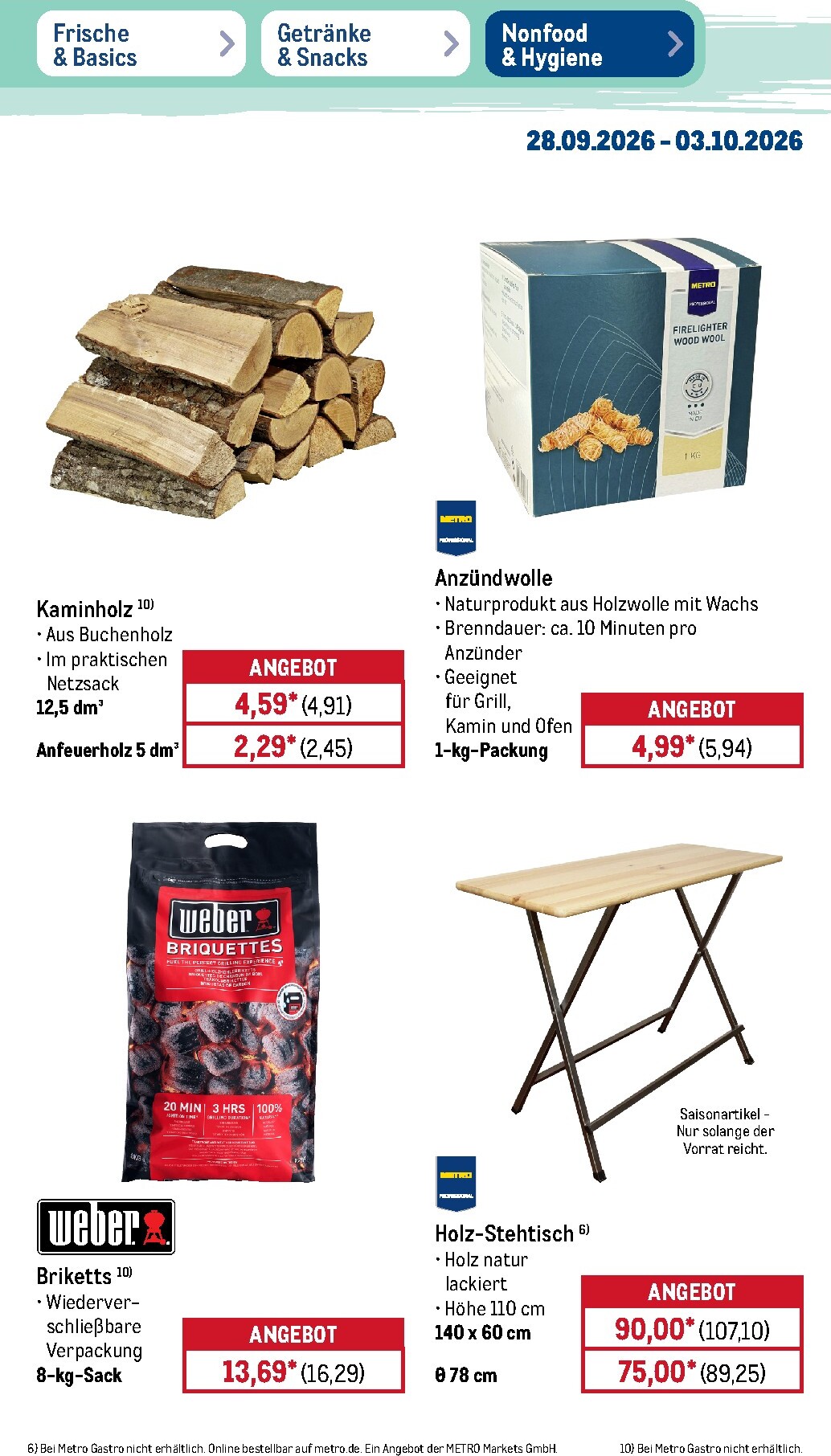 metro - Metro - NonFood Prospekt nächste Woche – von Montag 28.09.2026 bis Samstag 03.10.2026 - page: 8