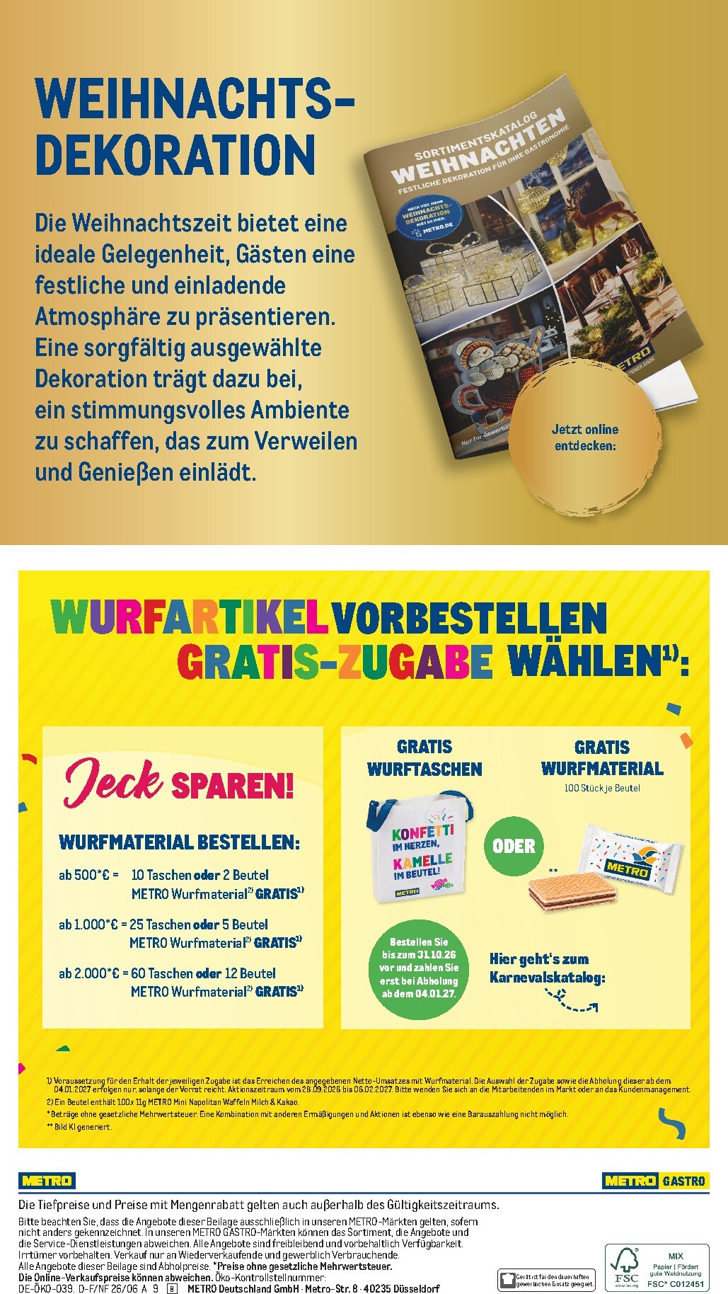 metro - Metro - Monats-Menü Prospekt nächste Woche – von Donnerstag 01.10.2026 bis Samstag 31.10.2026 - page: 46