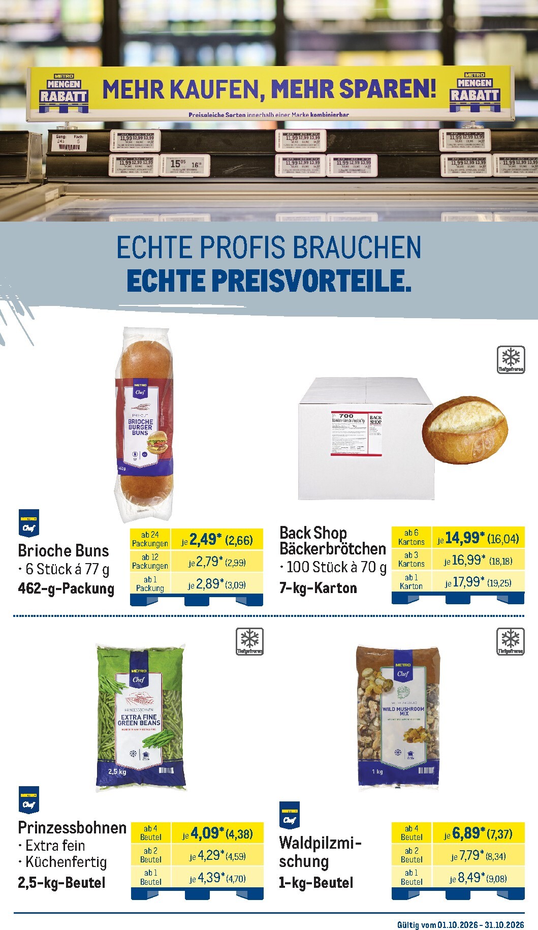 metro - Metro - Monats-Menü Prospekt nächste Woche – von Donnerstag 01.10.2026 bis Samstag 31.10.2026 - page: 22