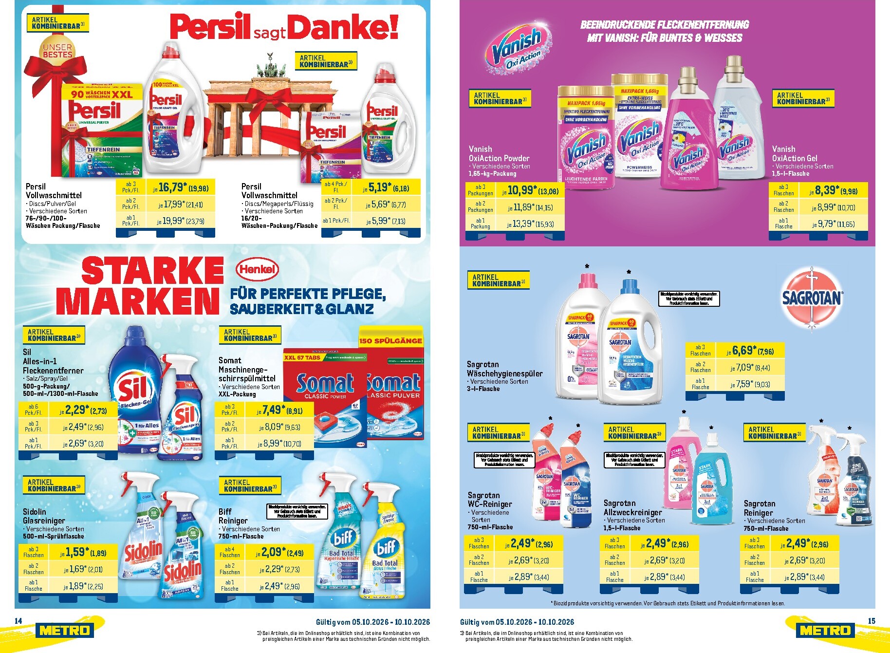 metro - Metro - Starke Marken Prospekt nächste Woche – von Montag 05.10.2026 bis Samstag 10.10.2026 - page: 8