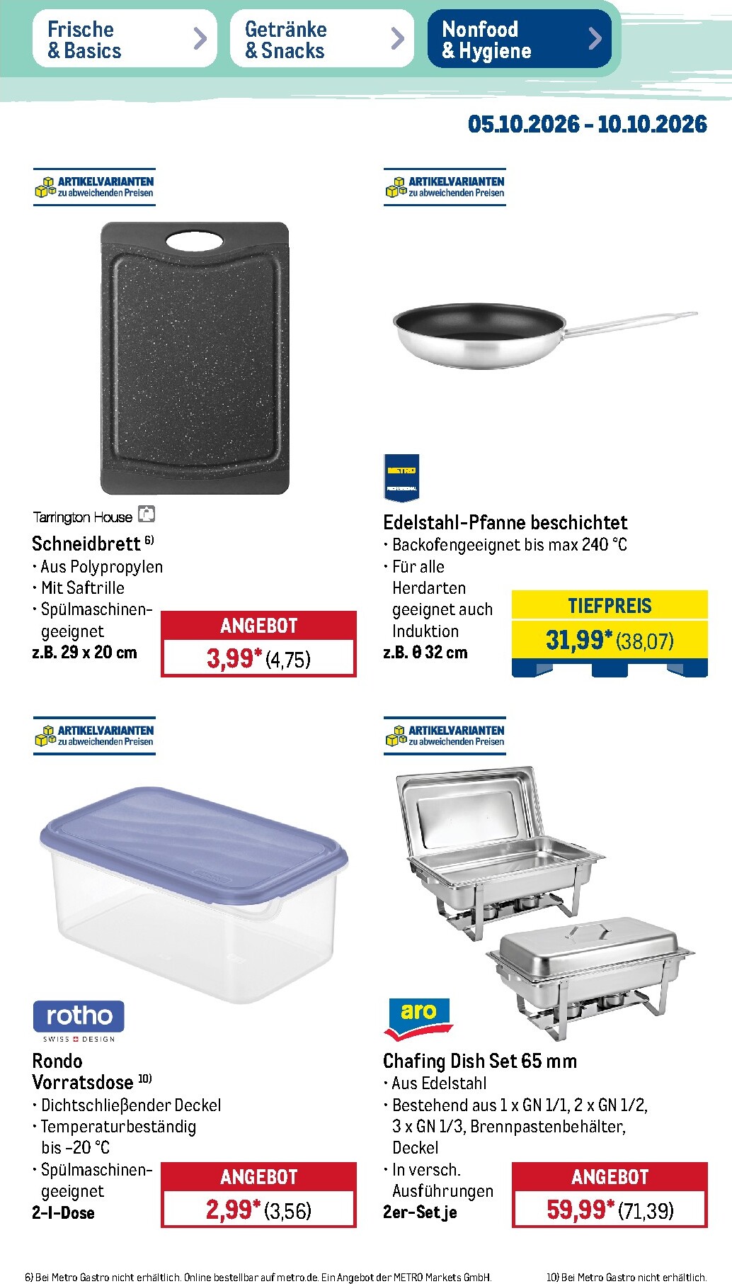 metro - Metro - NonFood Prospekt – von Montag 05.10.2026 bis Samstag 10.10.2026 - page: 7