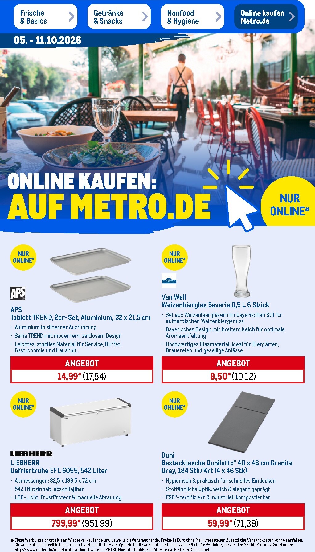 metro - Metro - NonFood Prospekt – von Montag 05.10.2026 bis Samstag 10.10.2026 - page: 14