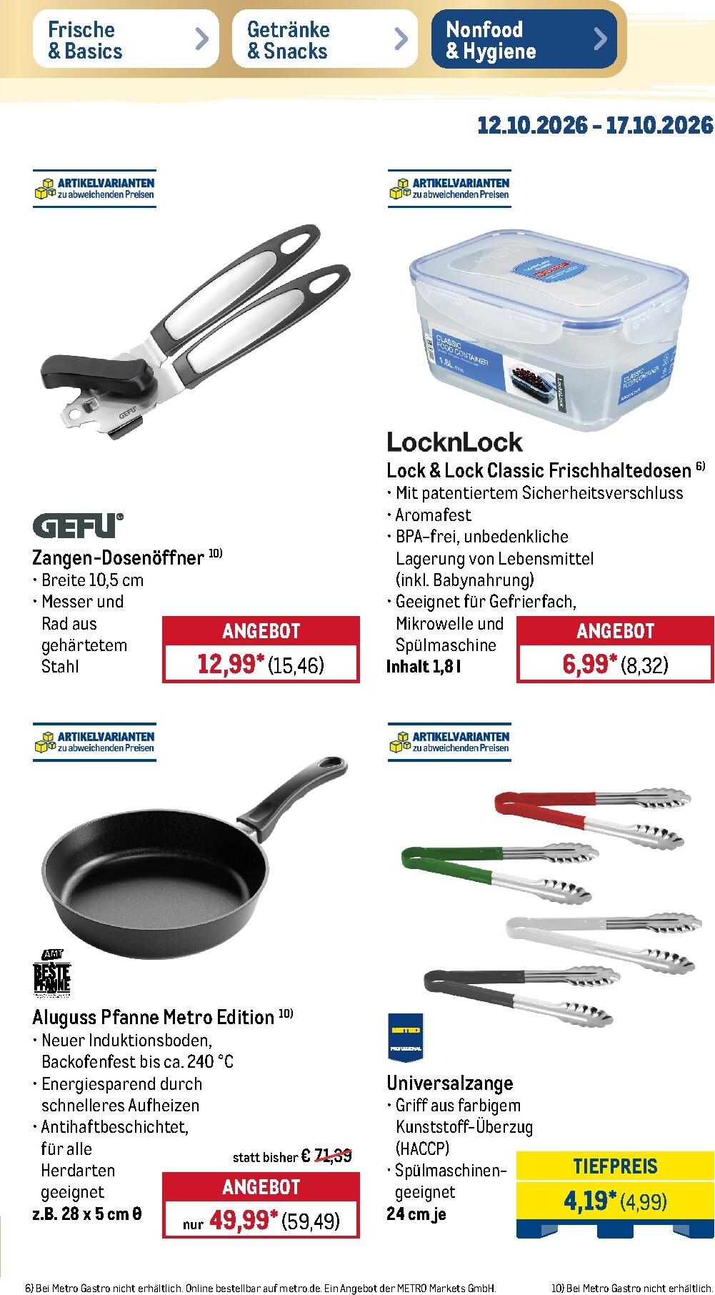 metro - Metro Prospekt – von Montag 12.10.2026 bis Samstag 17.10.2026 - page: 37
