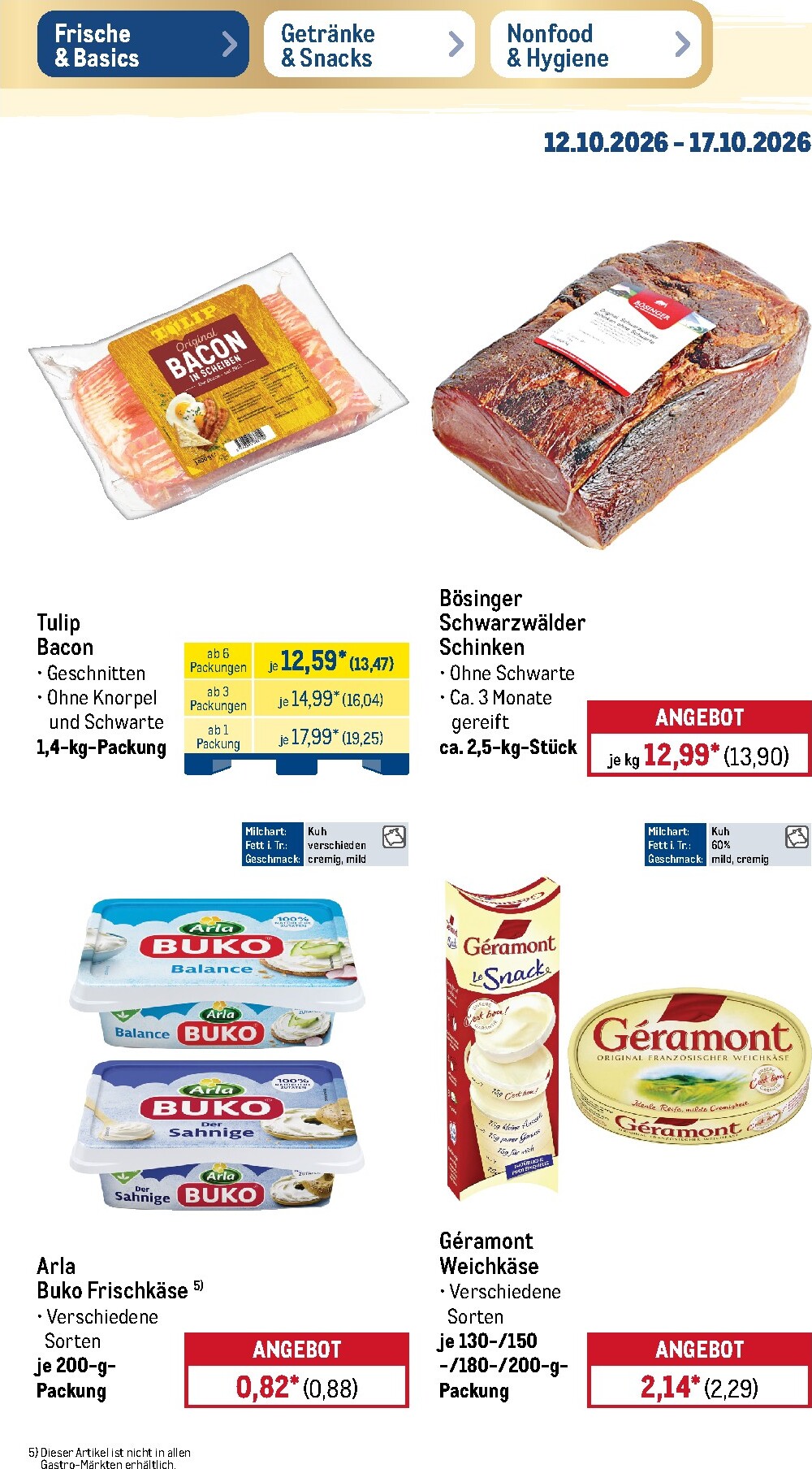 metro - Metro - NonFood Prospekt – von Montag 12.10.2026 bis Samstag 17.10.2026 - page: 44