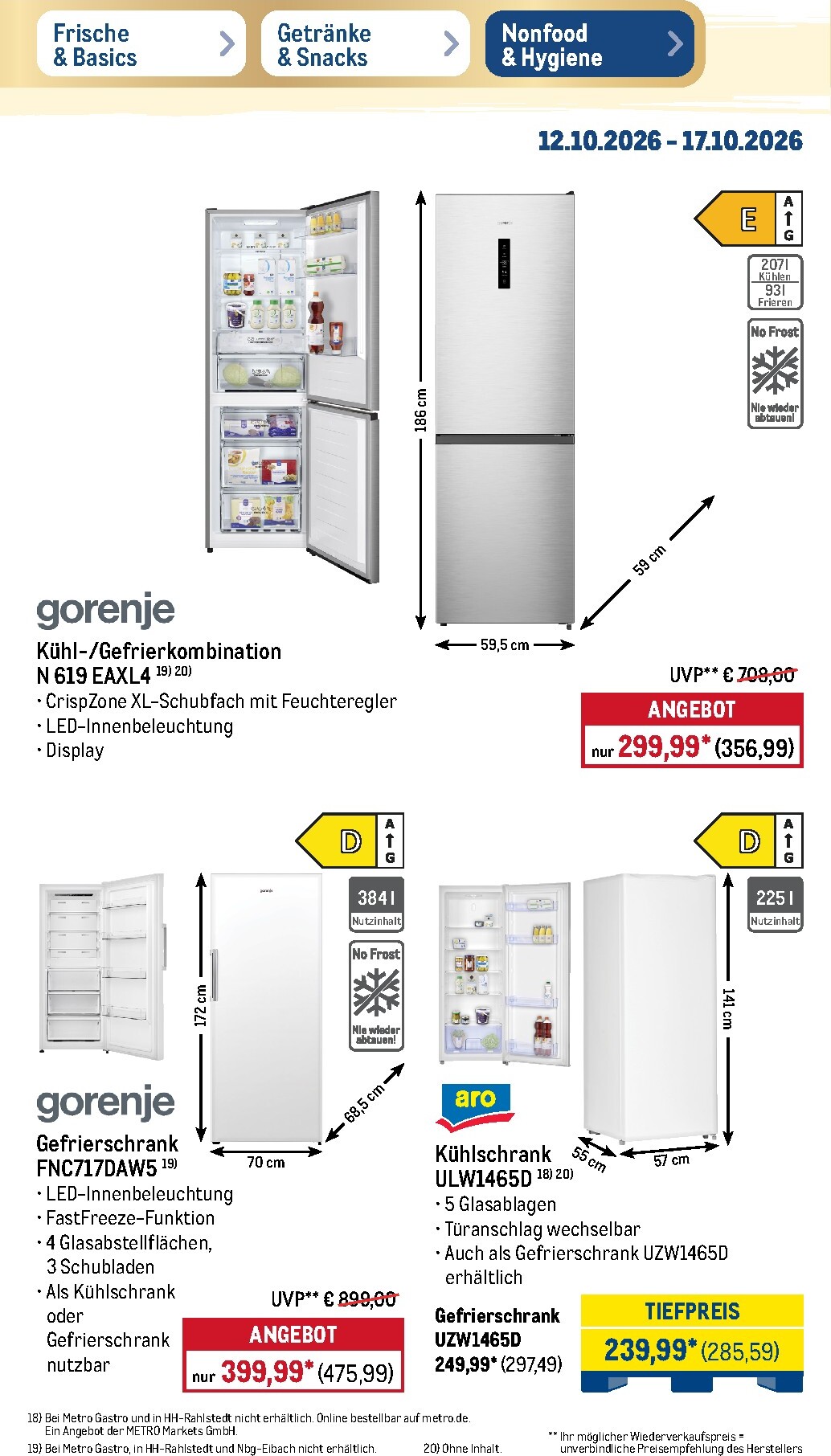 metro - Metro - NonFood Prospekt – von Montag 12.10.2026 bis Samstag 17.10.2026 - page: 9