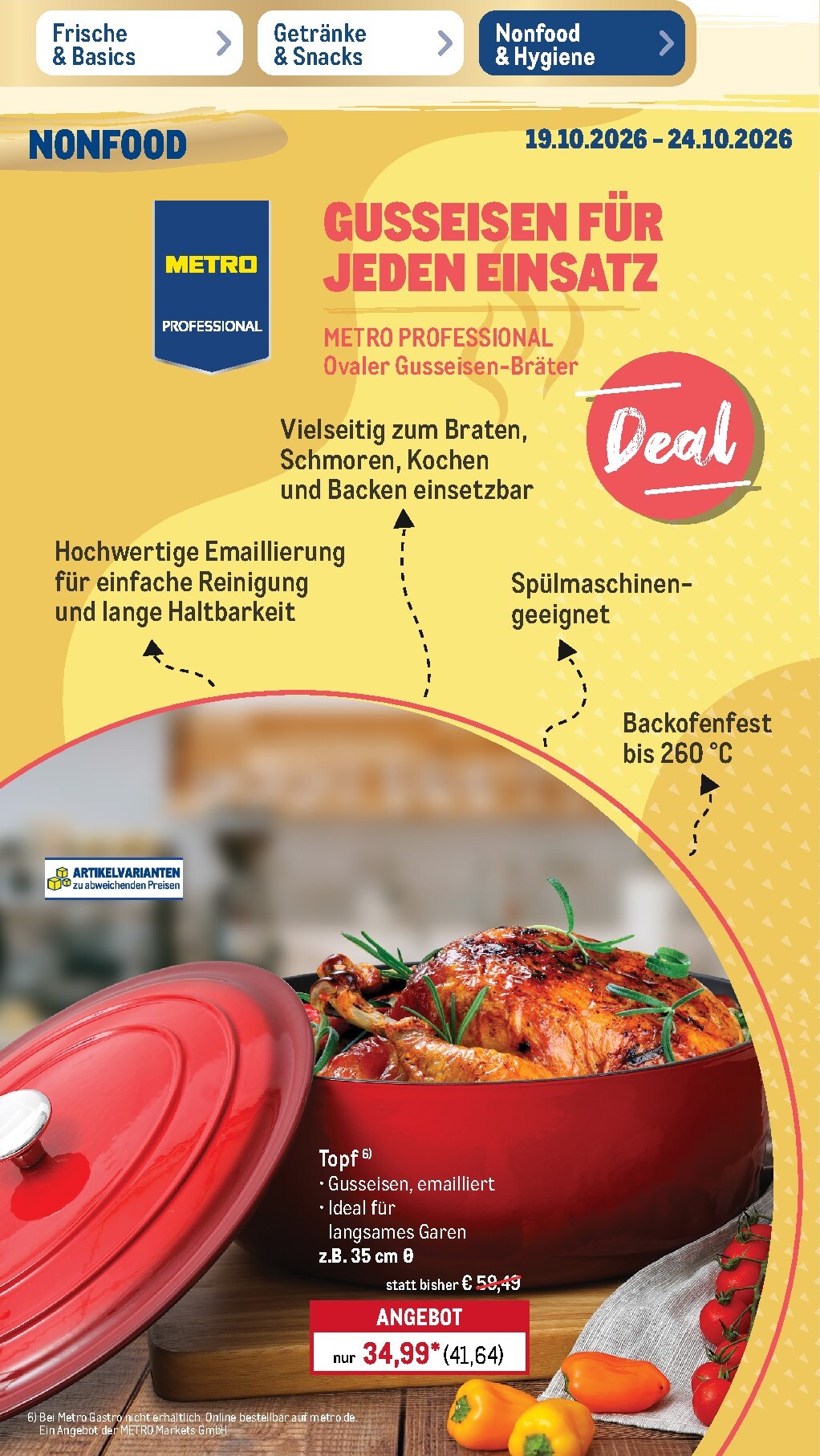 metro - Metro - NonFood Prospekt nächste Woche – von Montag 19.10.2026 bis Samstag 24.10.2026 - page: 8