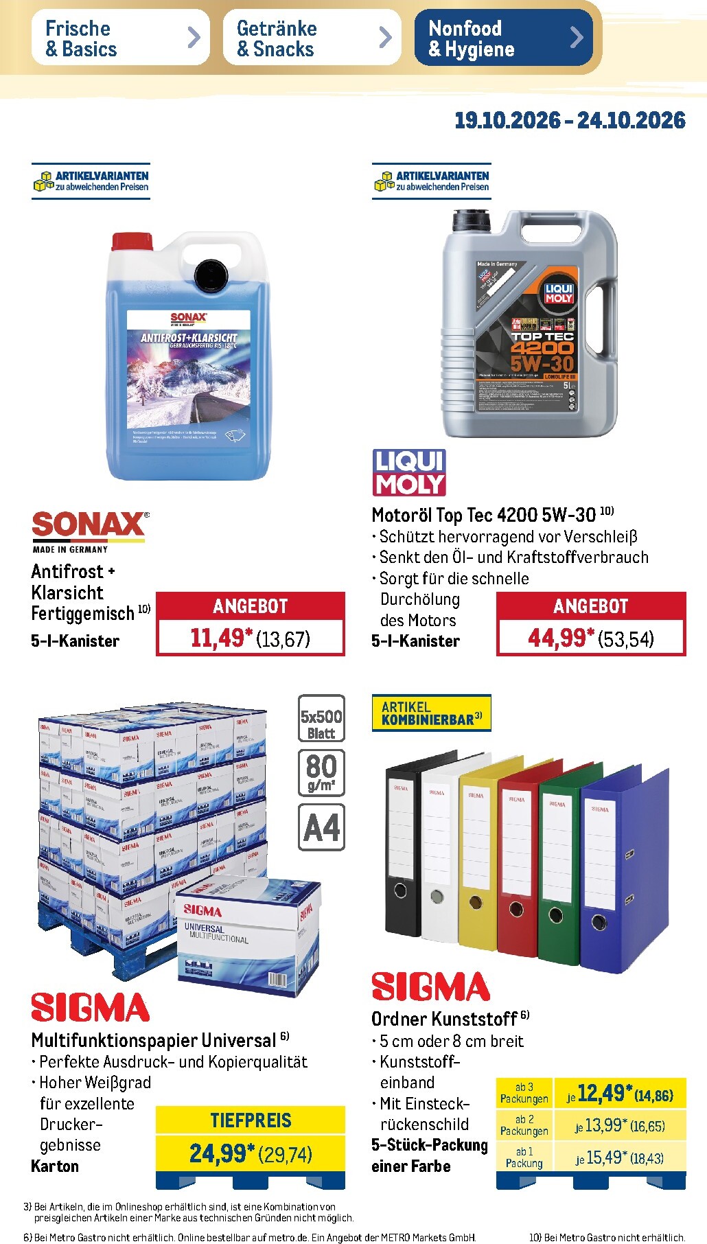 metro - Metro Prospekt – von Montag 19.10.2026 bis Samstag 24.10.2026 - page: 50