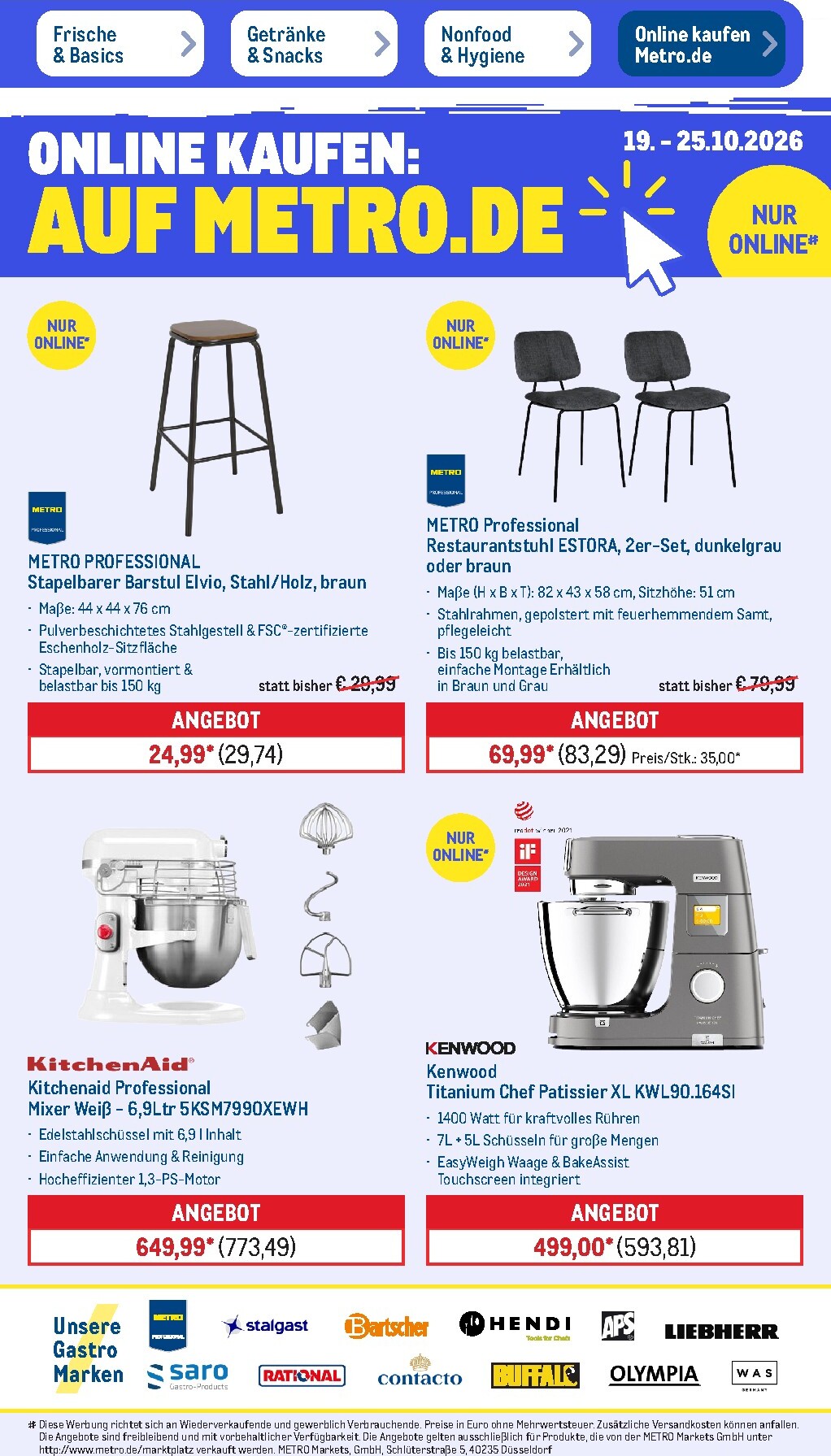 metro - Metro - NonFood Prospekt – von Montag 19.10.2026 bis Samstag 24.10.2026 - page: 16