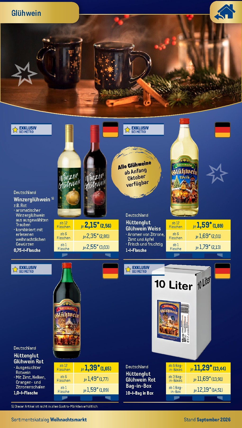 metro - Metro - Weihnachtsmarkt Prospekt – von Dienstag 01.09.2026 bis Donnerstag 31.12.2026 - page: 2