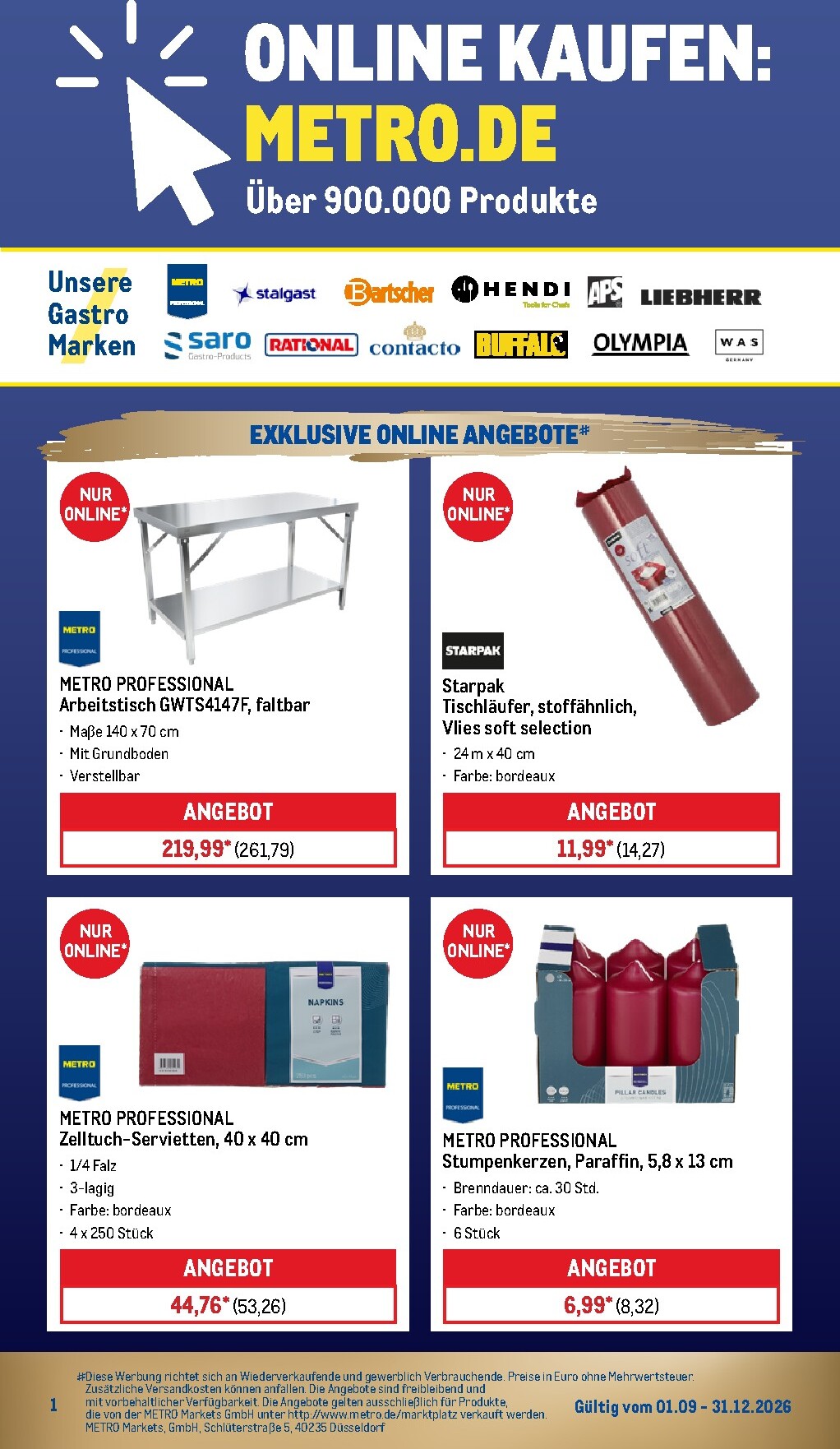 metro - Metro - Weihnachtsmarkt Prospekt – von Dienstag 01.09.2026 bis Donnerstag 31.12.2026 - page: 25