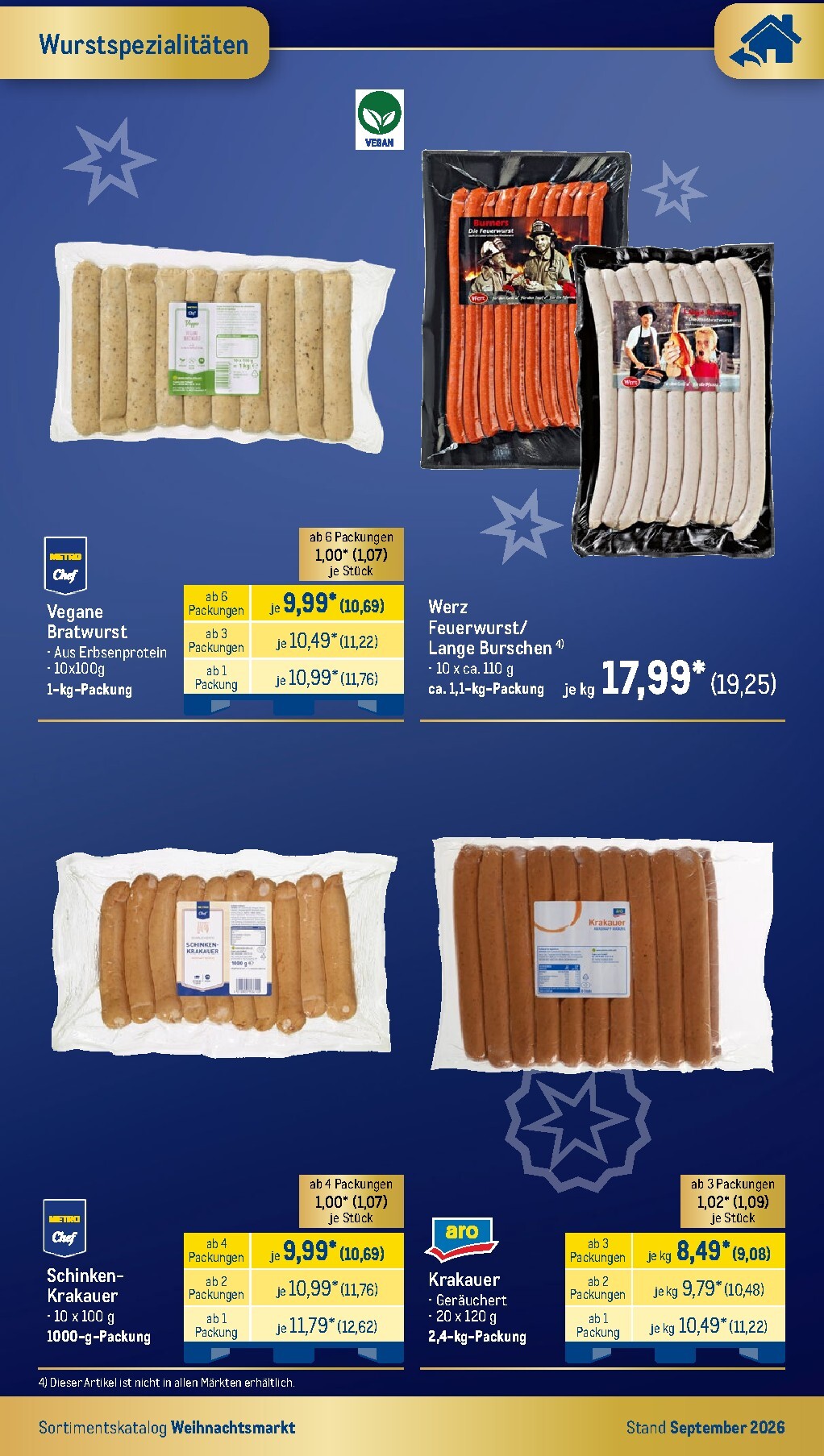 metro - Metro - Weihnachtsmarkt Prospekt – von Dienstag 01.09.2026 bis Donnerstag 31.12.2026 - page: 14