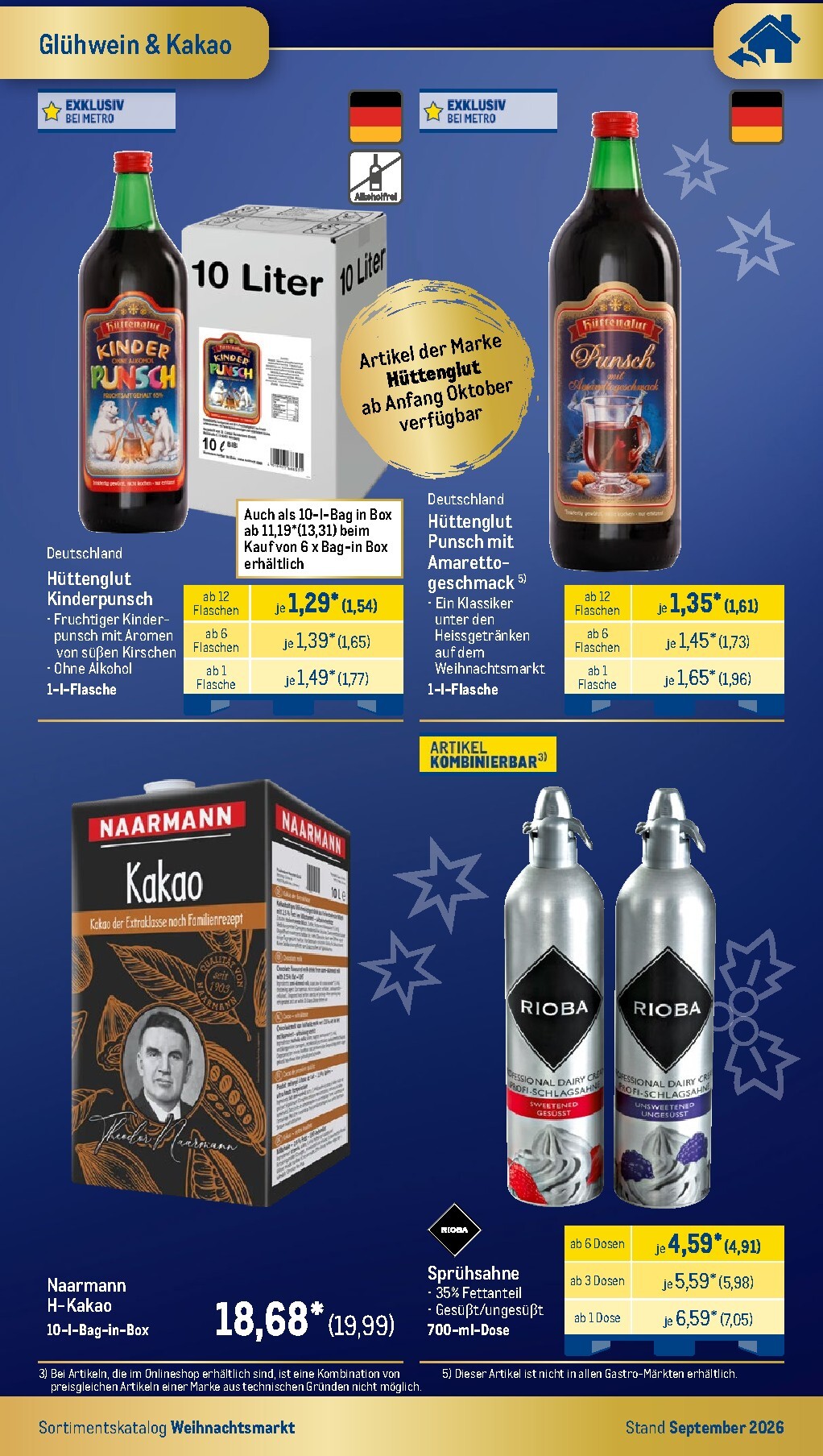 metro - Metro - Weihnachtsmarkt Prospekt – von Dienstag 01.09.2026 bis Donnerstag 31.12.2026 - page: 3