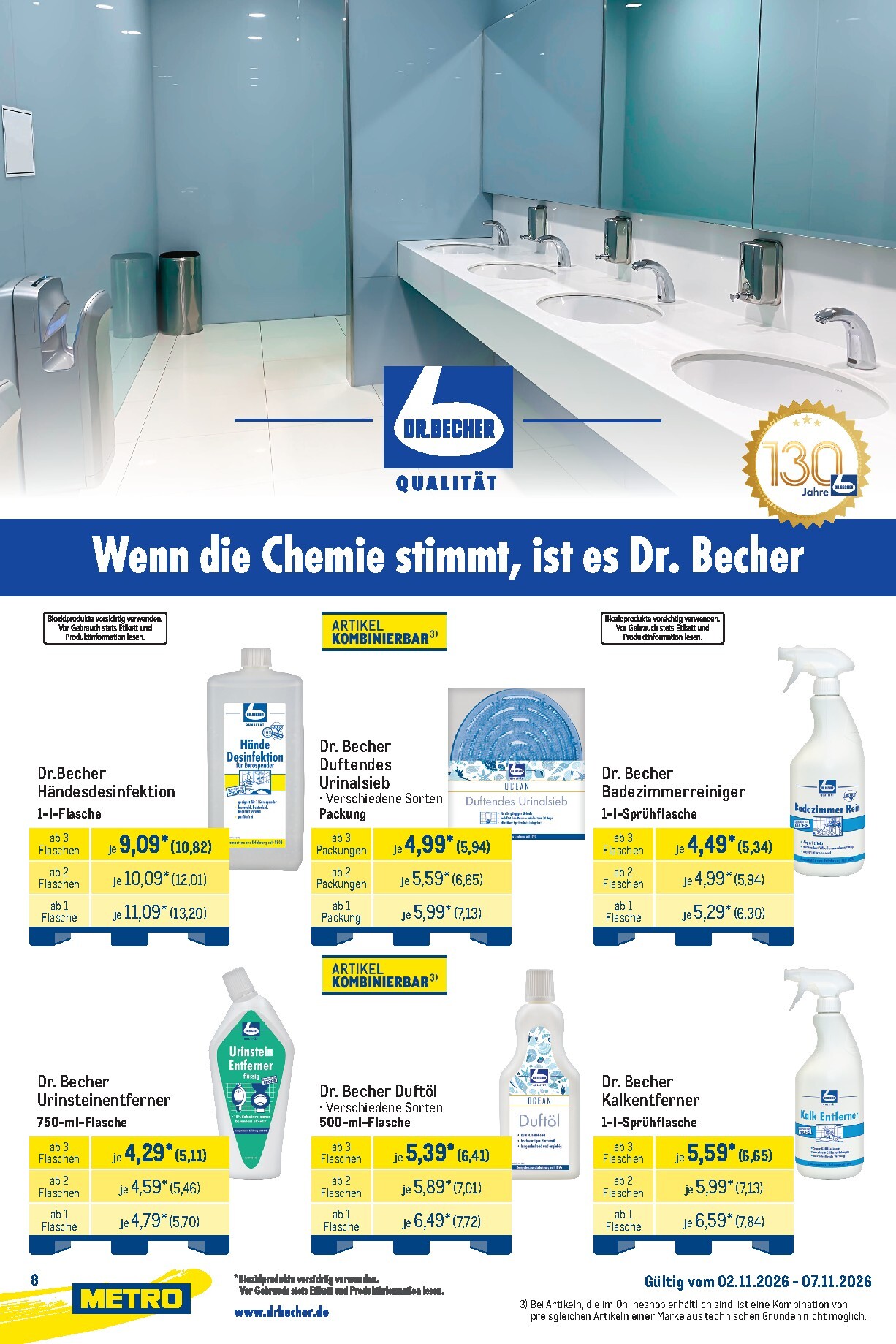 metro - Metro - Marken für Profis Prospekt nächste Woche – von Montag 02.11.2026 bis Samstag 07.11.2026 - page: 8