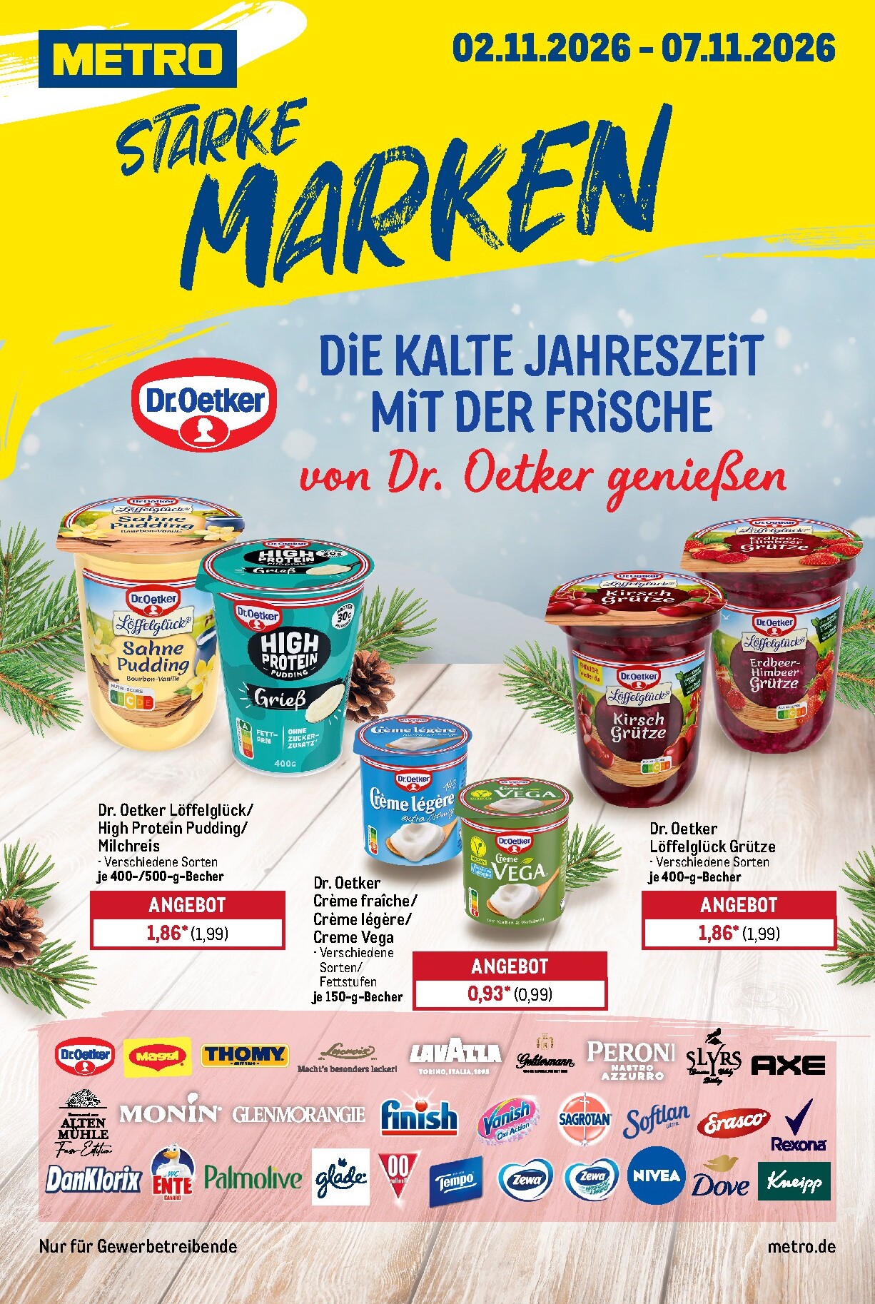 metro - Metro - Starke Marken Prospekt nächste Woche – von Montag 02.11.2026 bis Samstag 07.11.2026 - page: 1