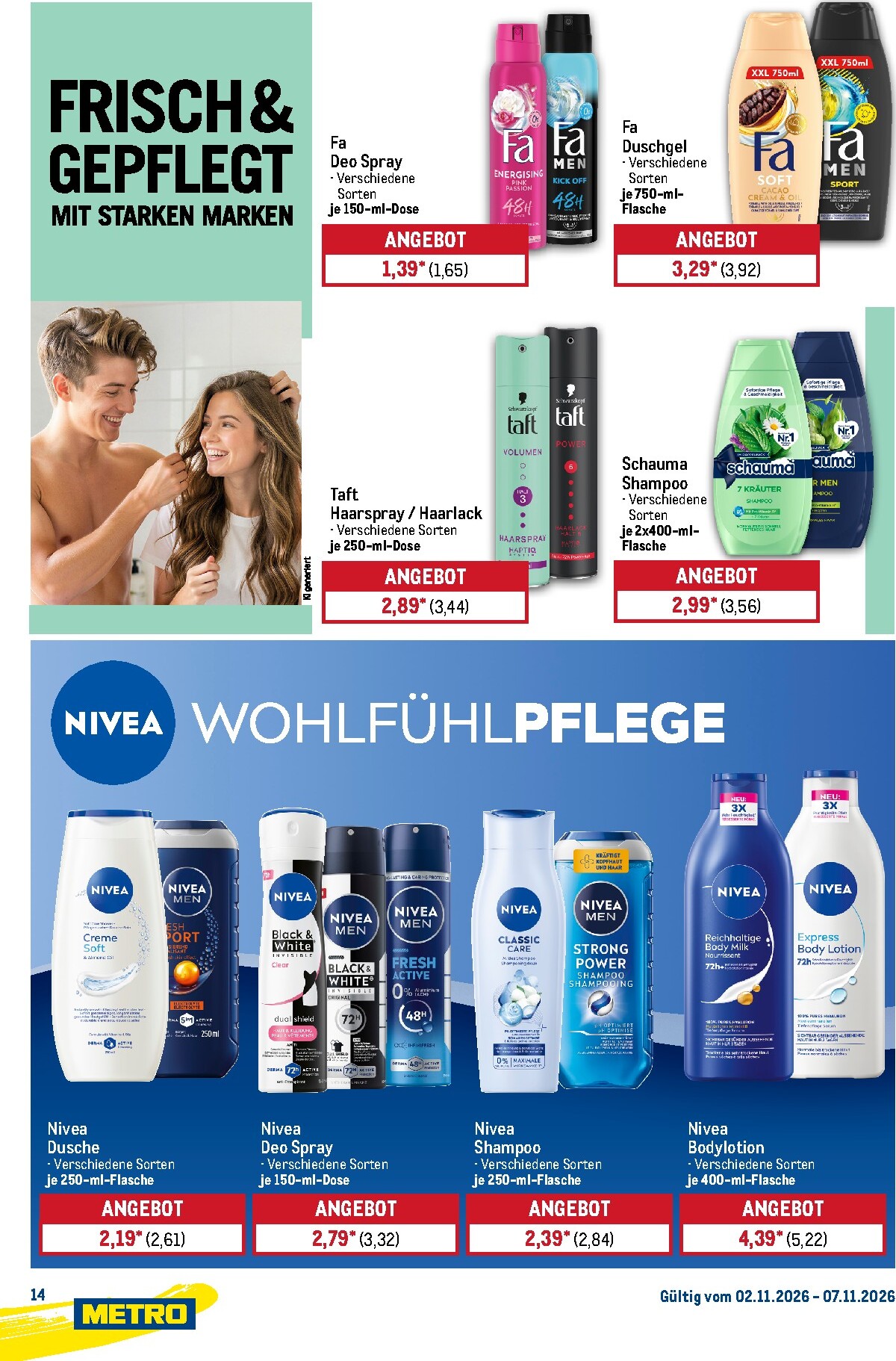 metro - Metro - Starke Marken Prospekt nächste Woche – von Montag 02.11.2026 bis Samstag 07.11.2026 - page: 14